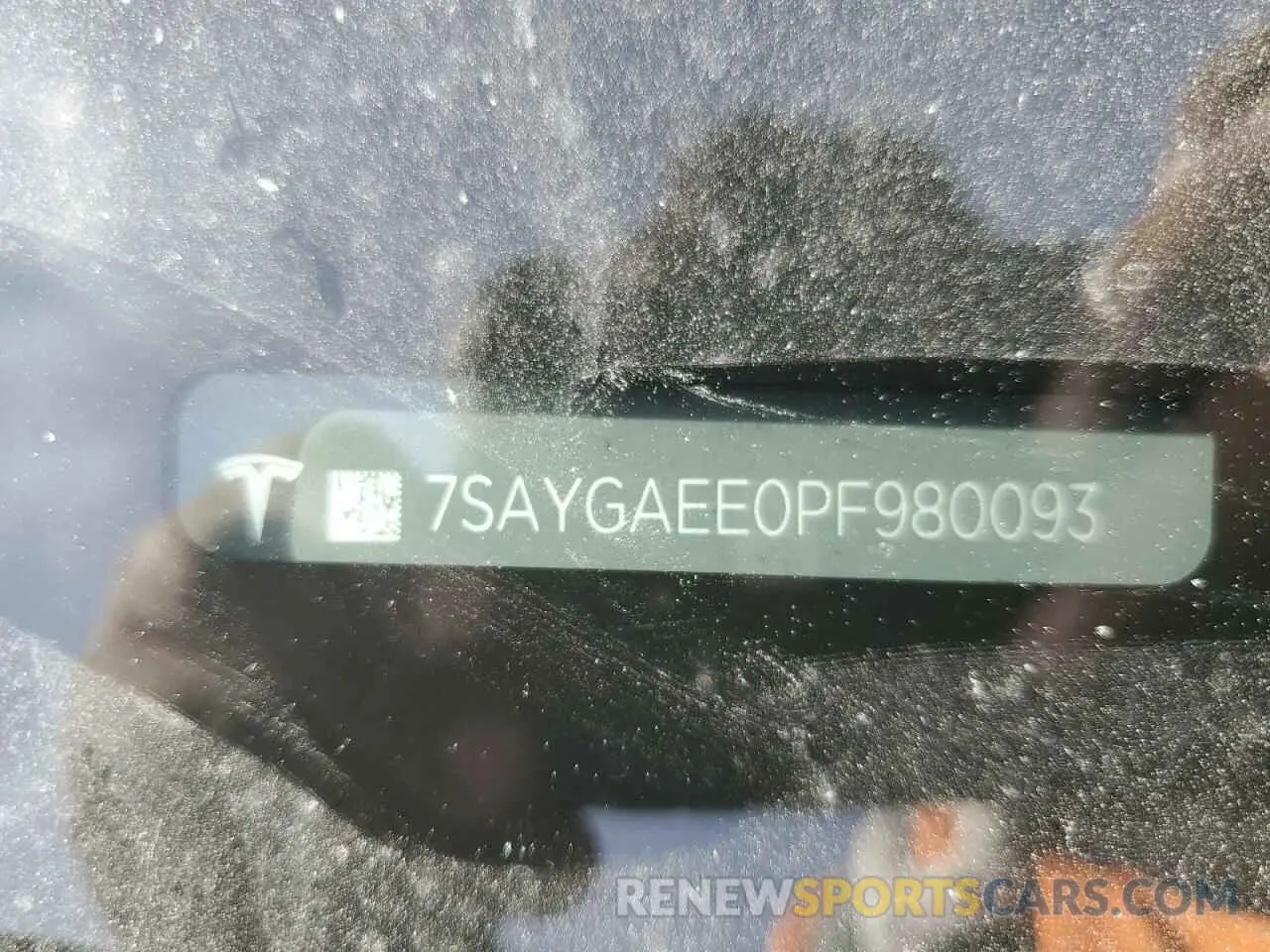 12 fotografías del automóvil dañado 7SAYGAEE0PF980093 TESLA MODEL Y 2023