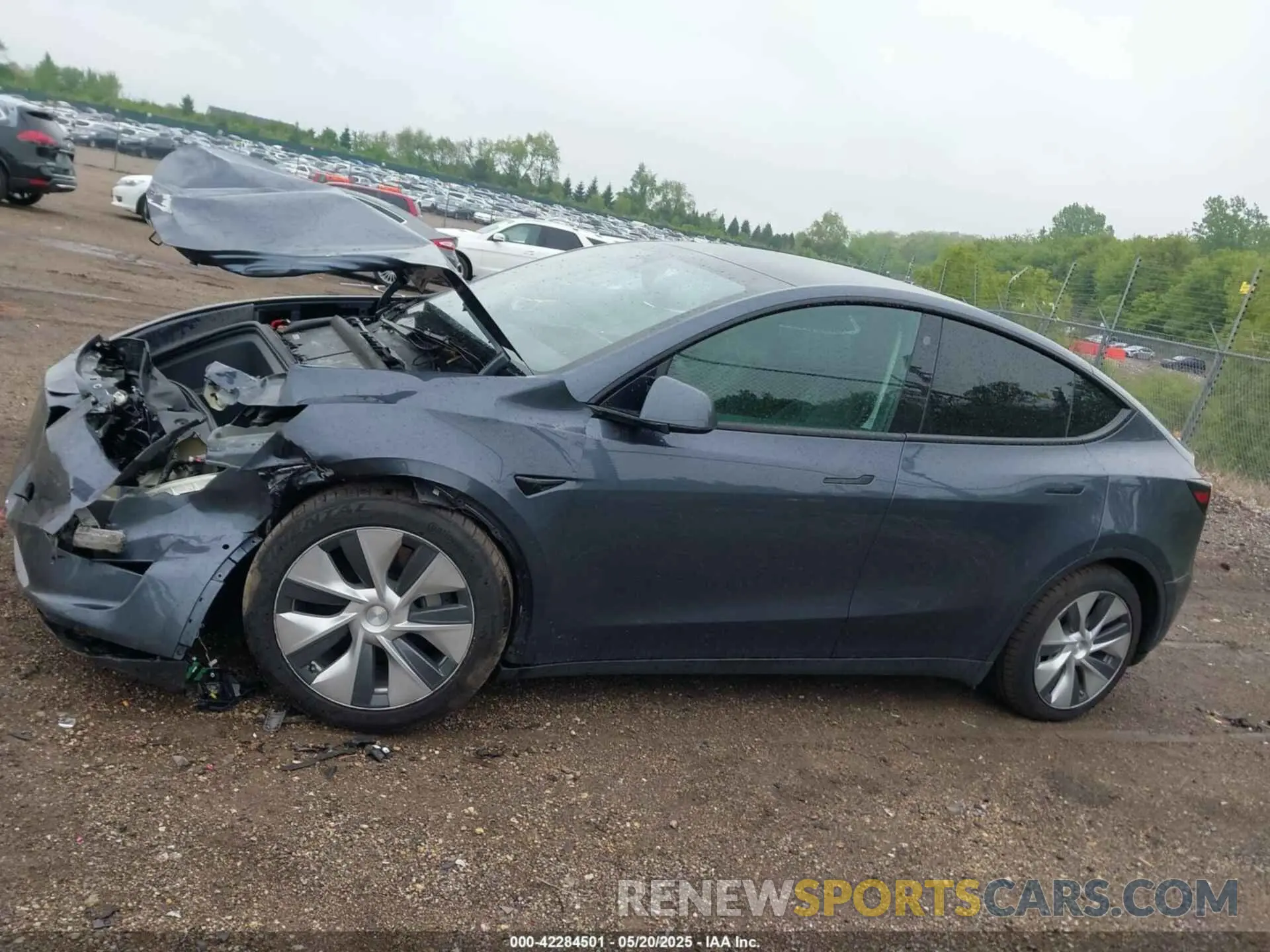 13 fotografías del automóvil dañado 7SAYGAEE1PF584206 TESLA MODEL Y 2023