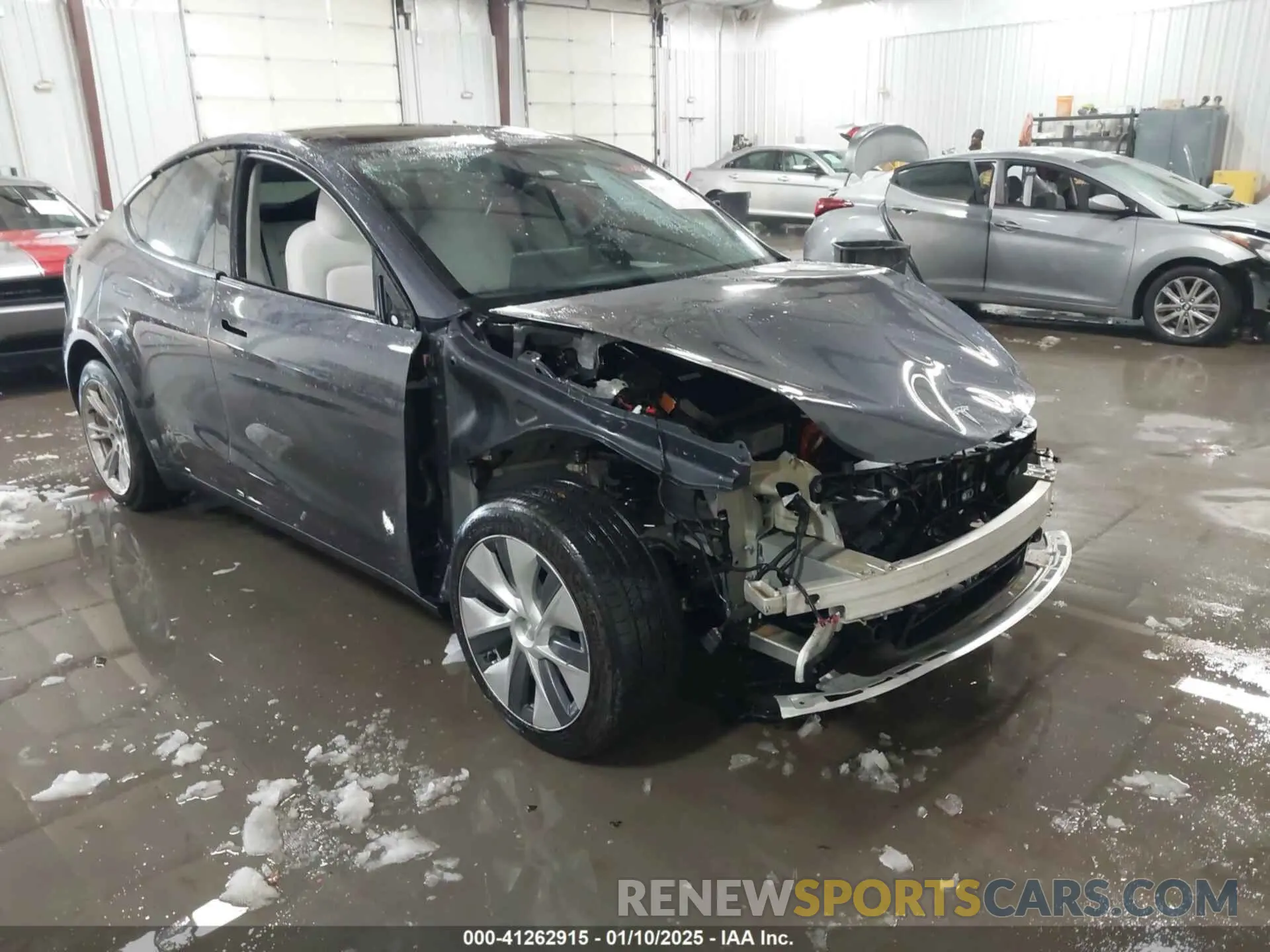1 fotografías del automóvil dañado 7SAYGAEE1PF586232 TESLA MODEL Y 2023