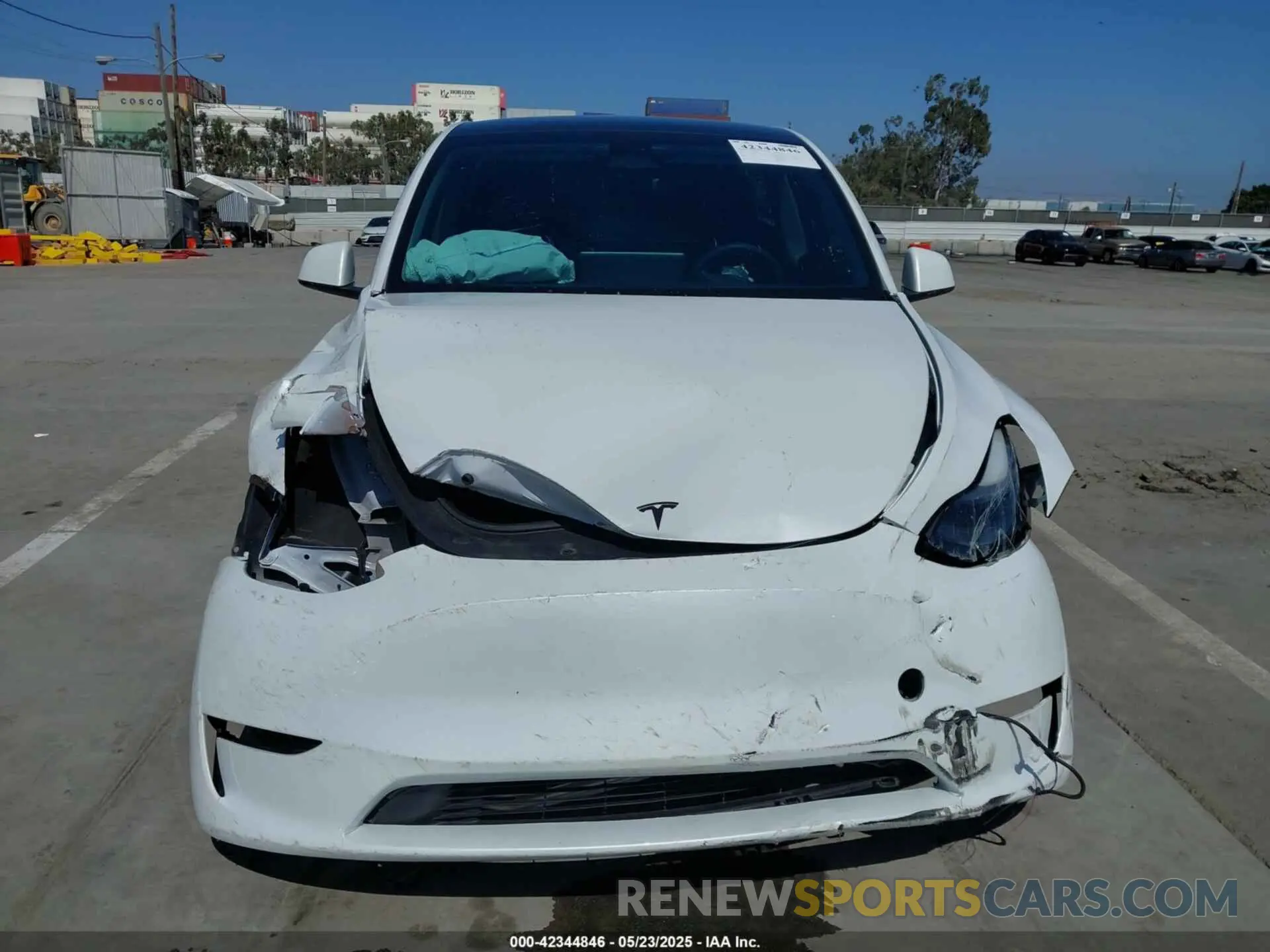 6 fotografías del automóvil dañado 7SAYGAEE1PF637017 TESLA MODEL Y 2023