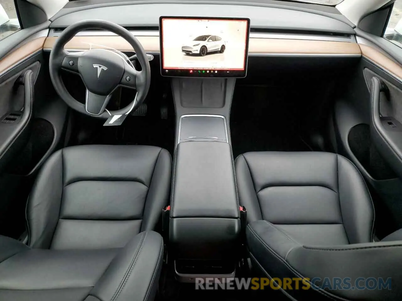 8 fotografías del automóvil dañado 7SAYGAEE1PF673984 TESLA MODEL Y 2023