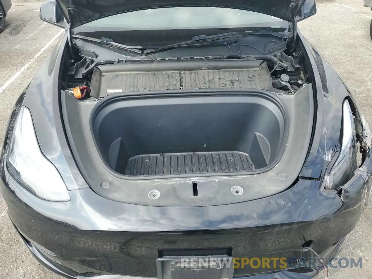 11 fotografías del automóvil dañado 7SAYGAEE1PF698125 TESLA MODEL Y 2023