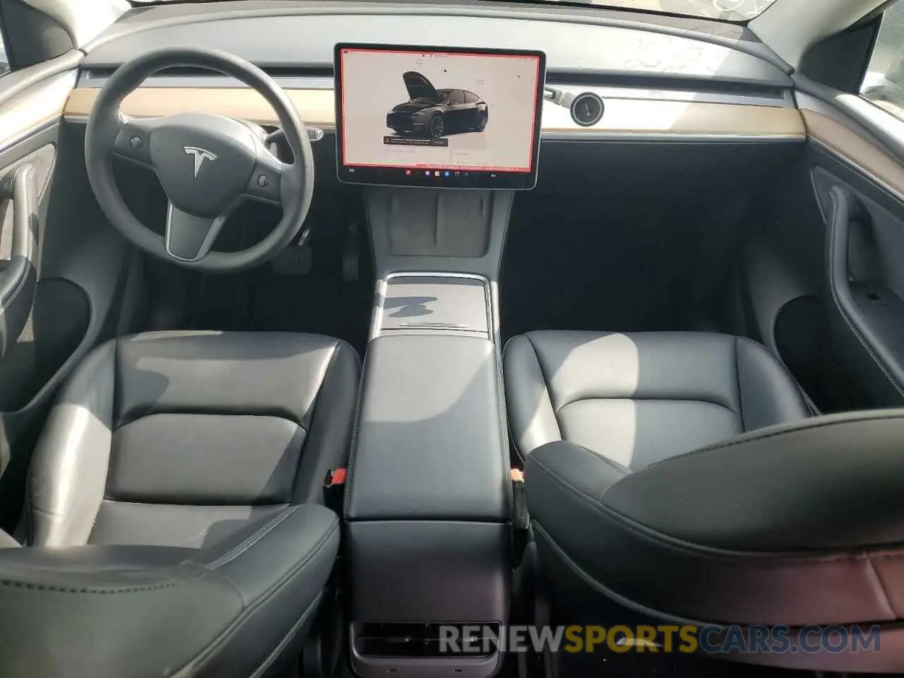 8 fotografías del automóvil dañado 7SAYGAEE1PF698125 TESLA MODEL Y 2023
