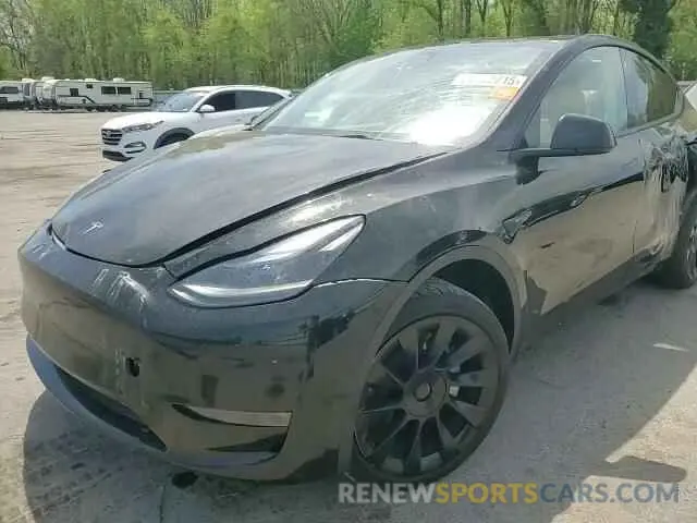 13 fotografías del automóvil dañado 7SAYGAEE1PF709673 TESLA MODEL Y 2023