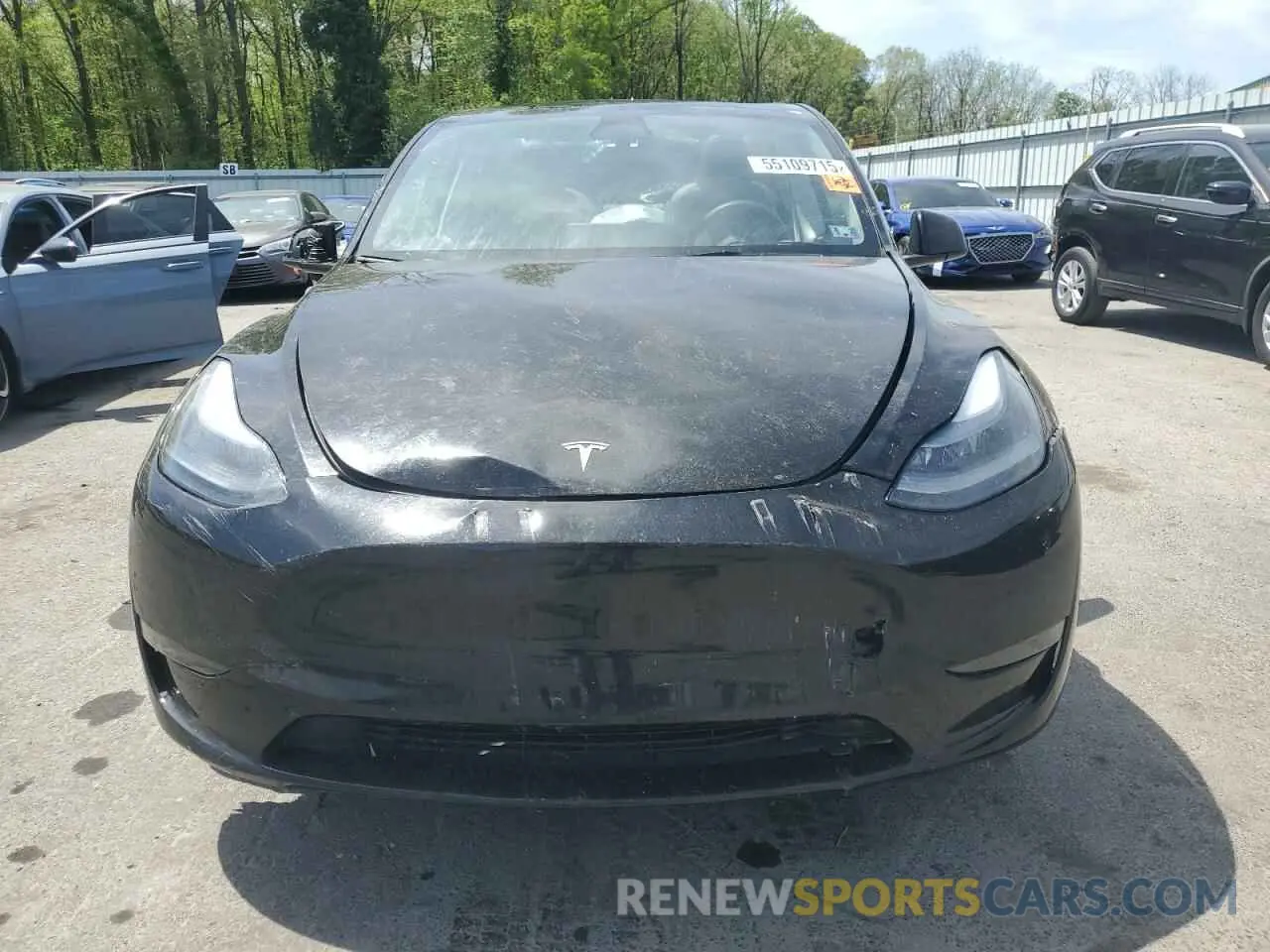 5 fotografías del automóvil dañado 7SAYGAEE1PF709673 TESLA MODEL Y 2023