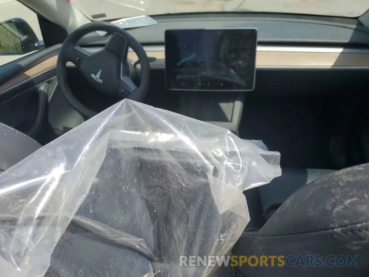 8 fotografías del automóvil dañado 7SAYGAEE1PF709673 TESLA MODEL Y 2023