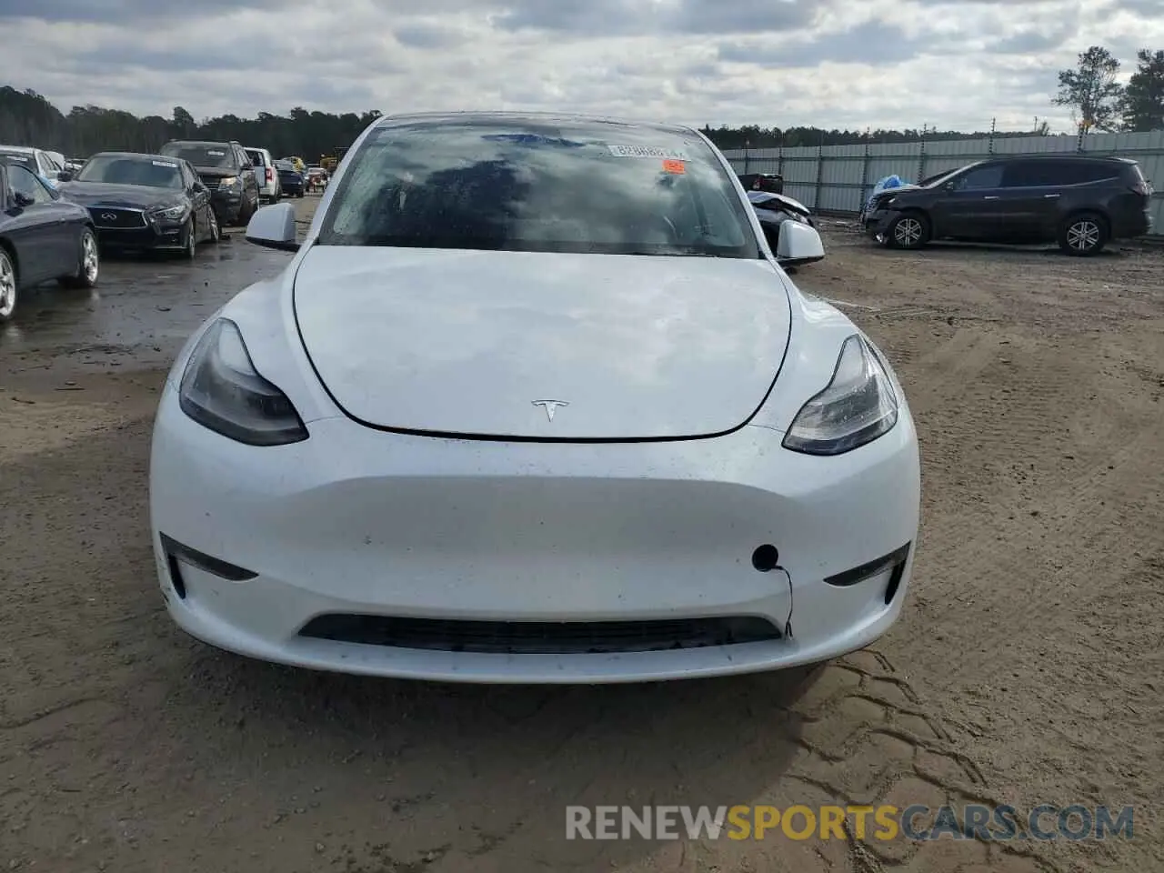 5 fotografías del automóvil dañado 7SAYGAEE2PF607427 TESLA MODEL Y 2023