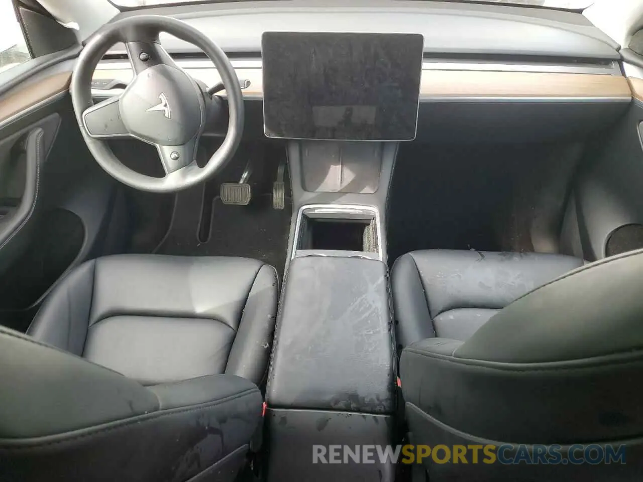 8 fotografías del automóvil dañado 7SAYGAEE2PF607427 TESLA MODEL Y 2023