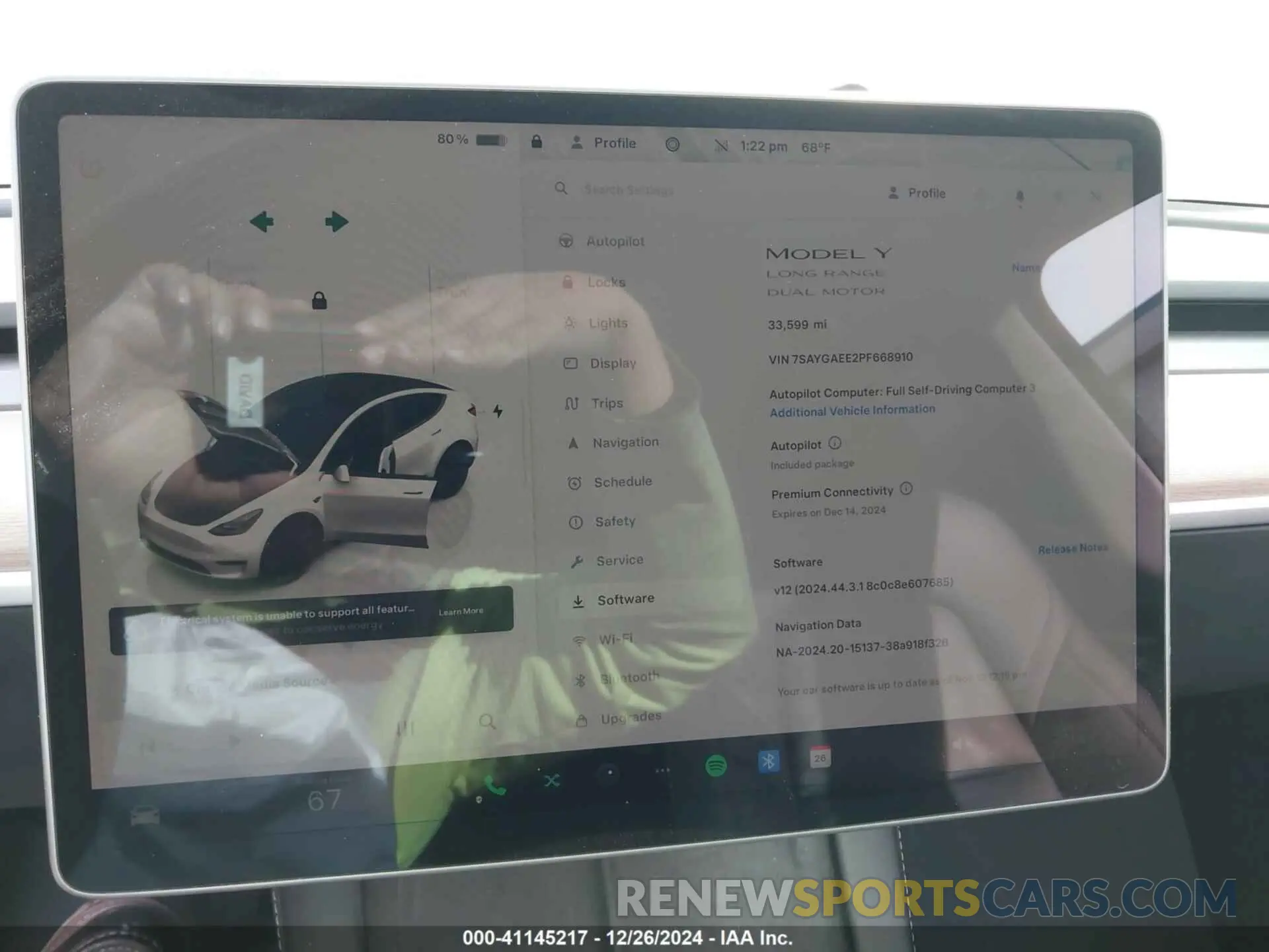 18 fotografías del automóvil dañado 7SAYGAEE2PF668910 TESLA MODEL Y 2023