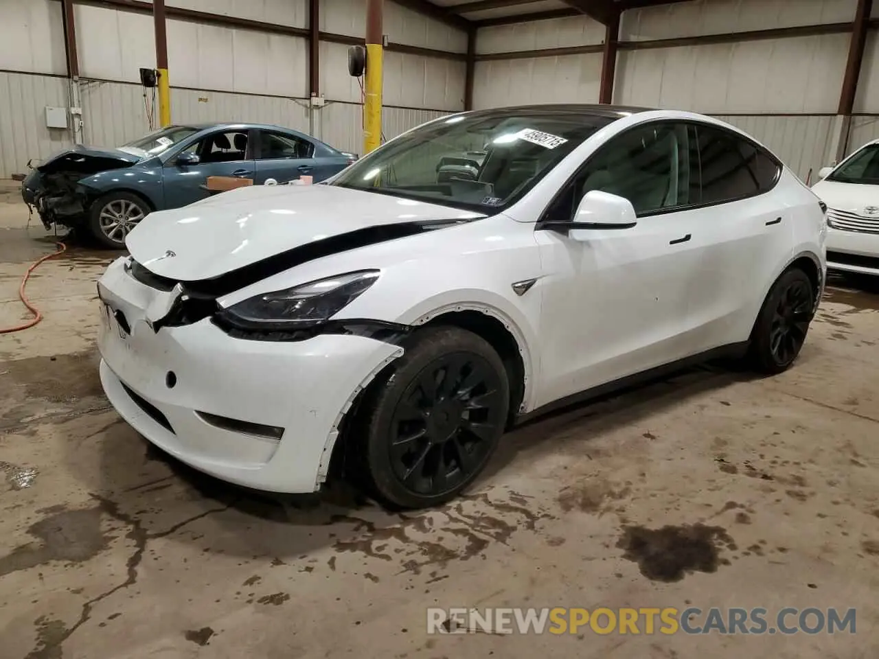 1 fotografías del automóvil dañado 7SAYGAEE2PF873577 TESLA MODEL Y 2023