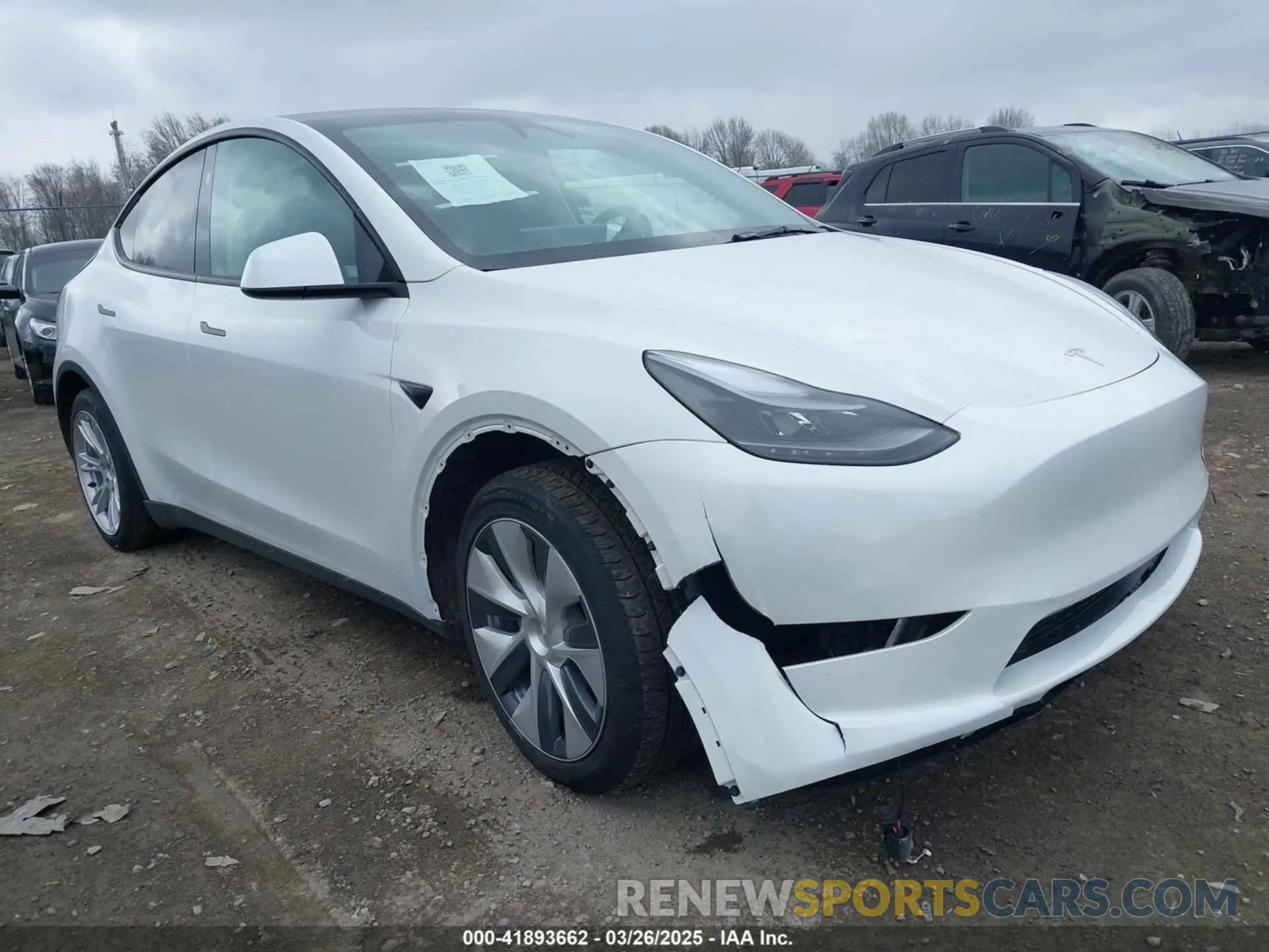 1 fotografías del automóvil dañado 7SAYGAEE2PF915374 TESLA MODEL Y 2023