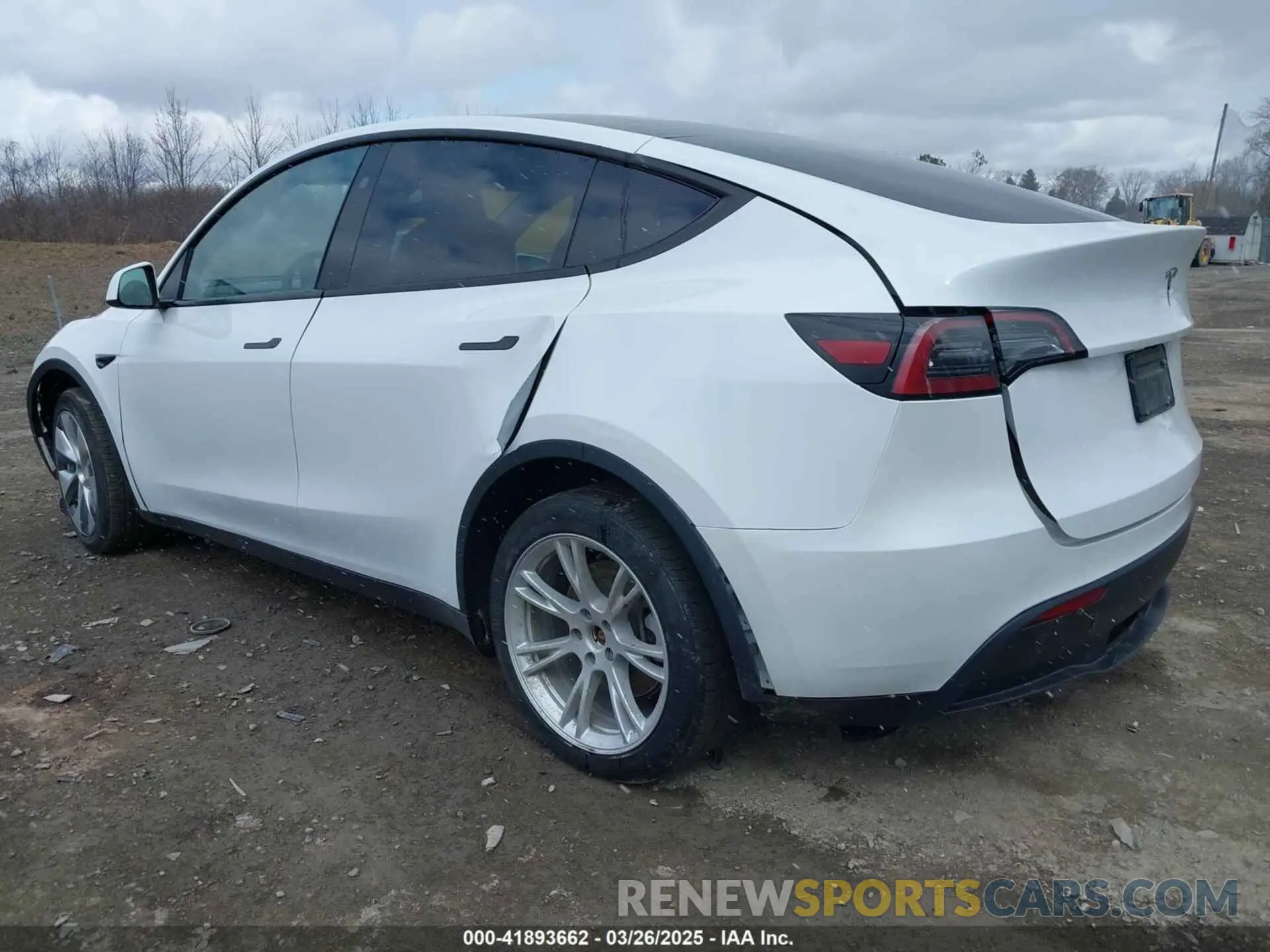 3 fotografías del automóvil dañado 7SAYGAEE2PF915374 TESLA MODEL Y 2023