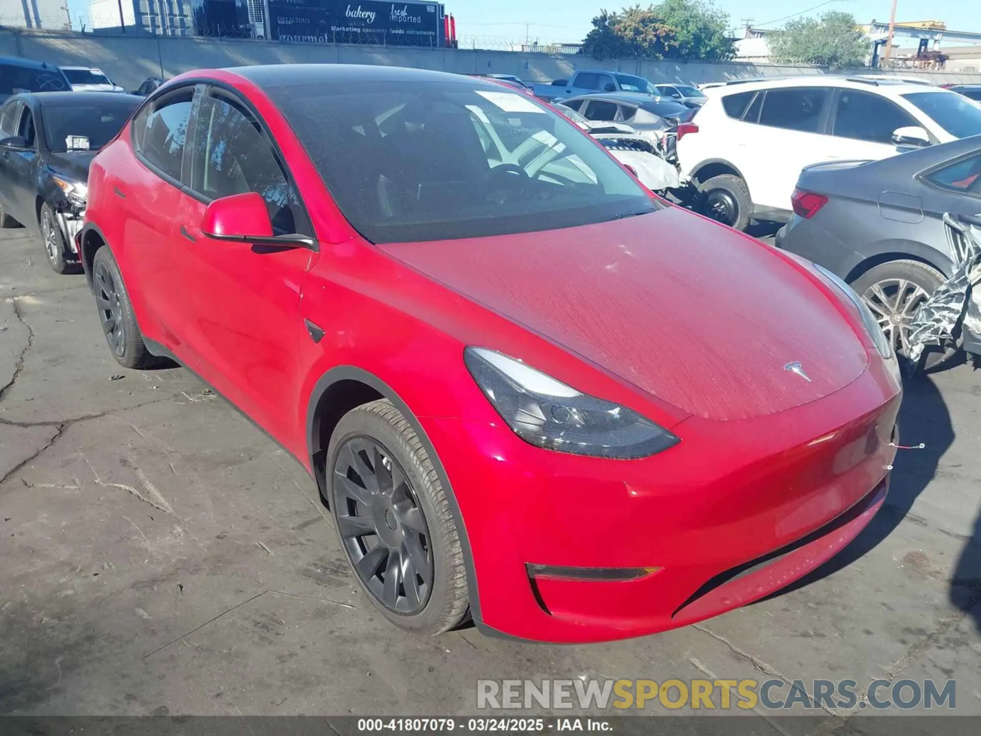 1 fotografías del automóvil dañado 7SAYGAEE2PF978393 TESLA MODEL Y 2023