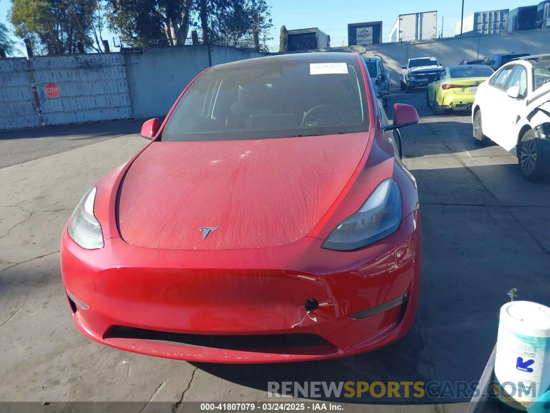 12 fotografías del automóvil dañado 7SAYGAEE2PF978393 TESLA MODEL Y 2023