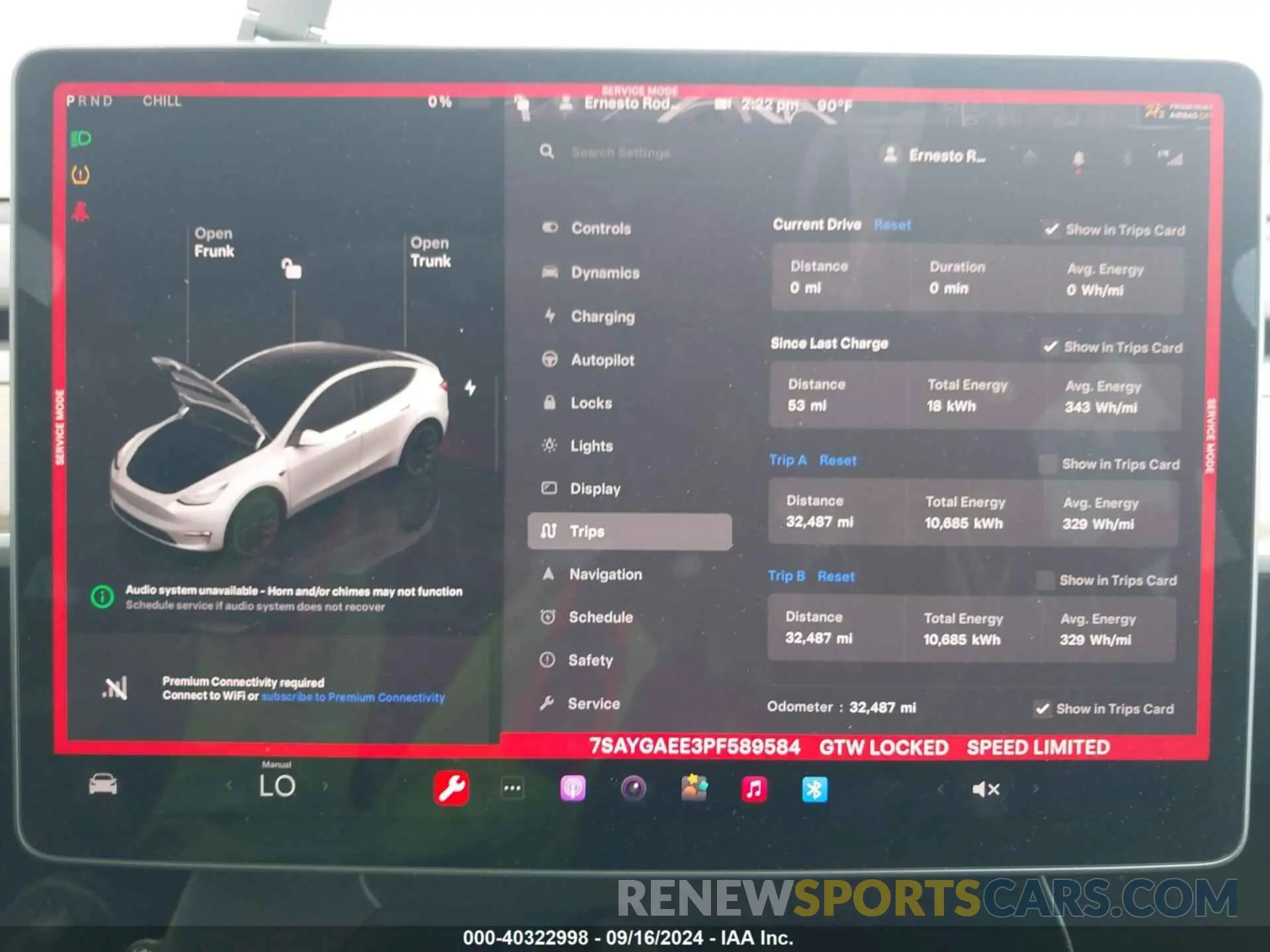 7 fotografías del automóvil dañado 7SAYGAEE3PF589584 TESLA MODEL Y 2023