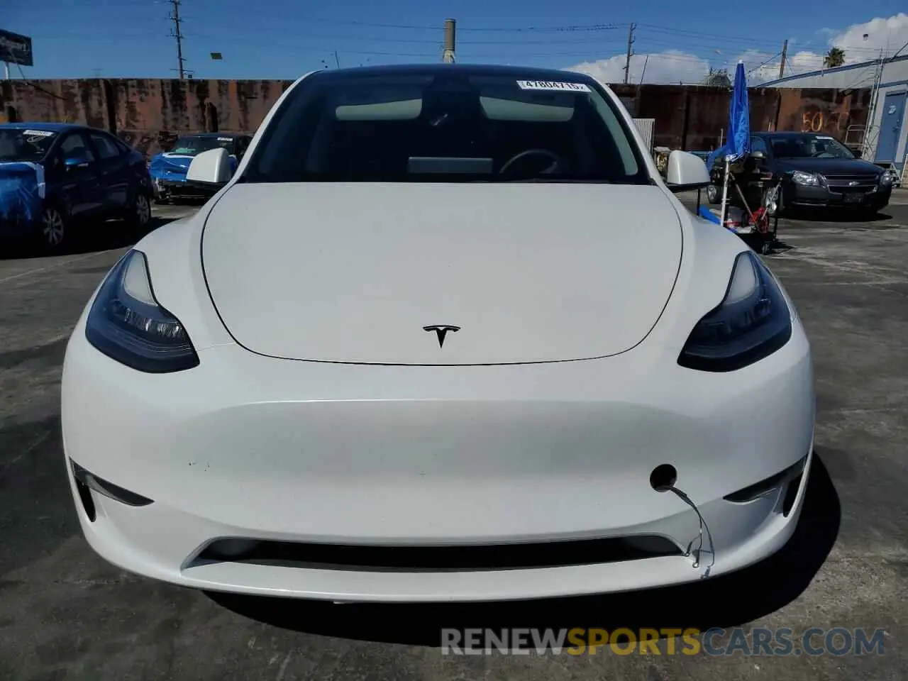 5 fotografías del automóvil dañado 7SAYGAEE3PF590055 TESLA MODEL Y 2023