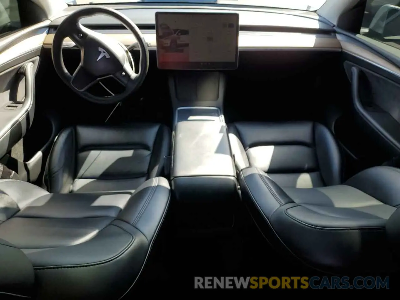 8 fotografías del automóvil dañado 7SAYGAEE3PF590055 TESLA MODEL Y 2023