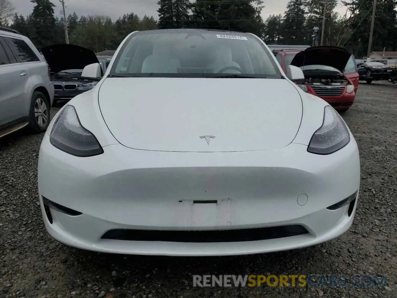 5 fotografías del automóvil dañado 7SAYGAEE3PF811654 TESLA MODEL Y 2023