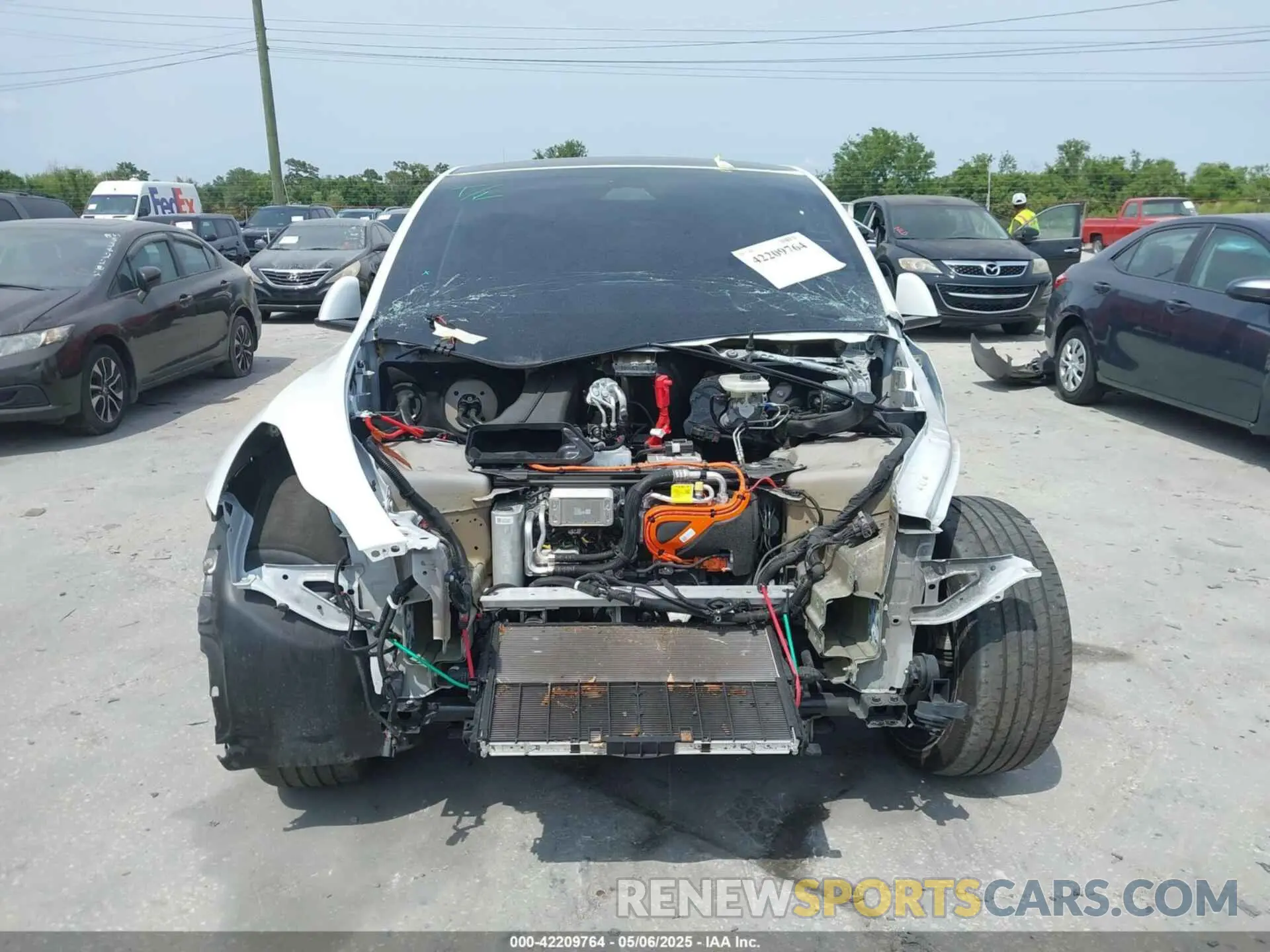 11 fotografías del automóvil dañado 7SAYGAEE3PF907784 TESLA MODEL Y 2023
