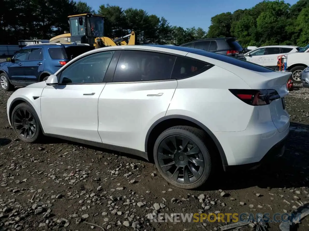 2 fotografías del automóvil dañado 7SAYGAEE3PF958542 TESLA MODEL Y 2023