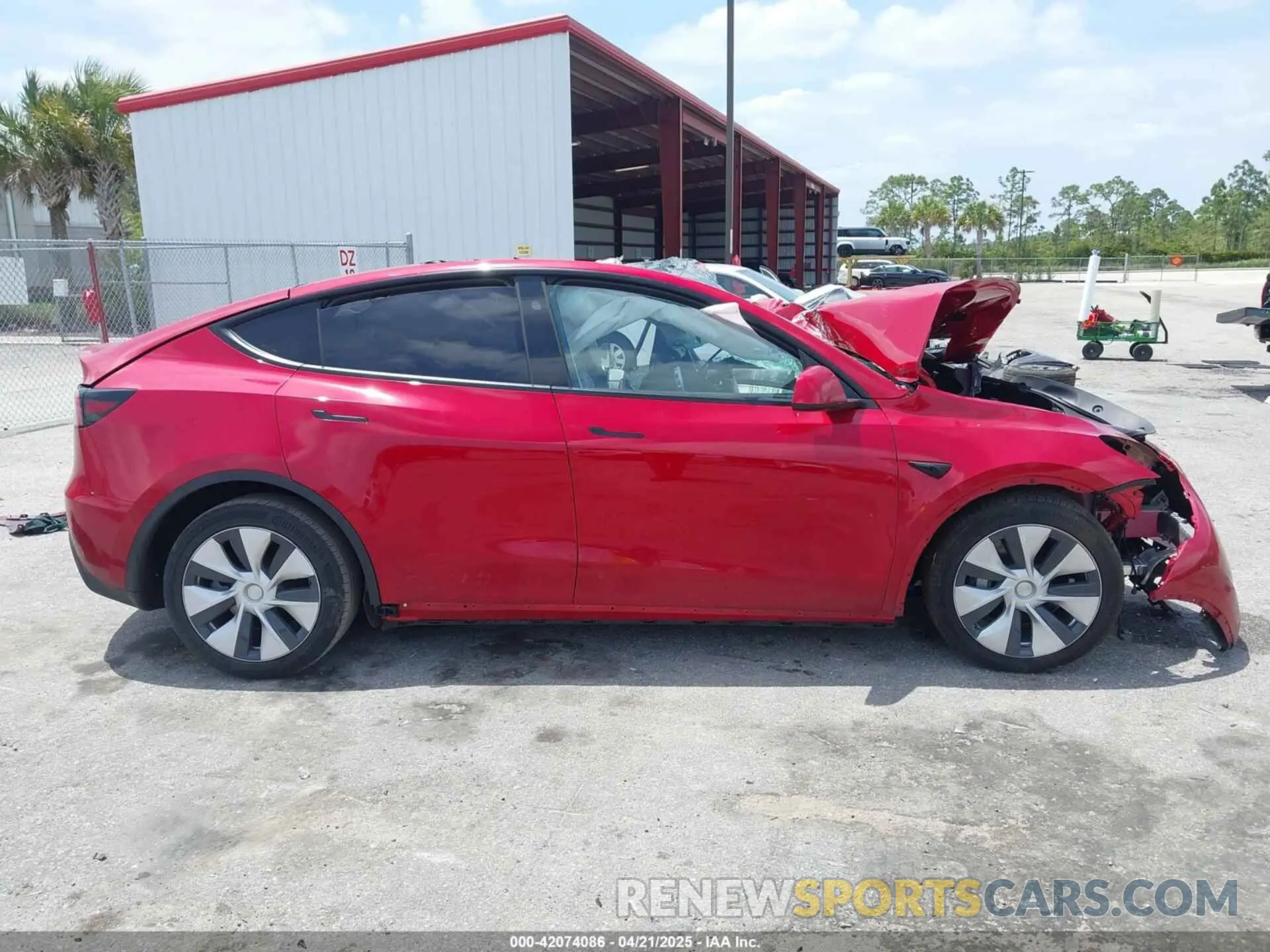 12 fotografías del automóvil dañado 7SAYGAEE3PF968049 TESLA MODEL Y 2023