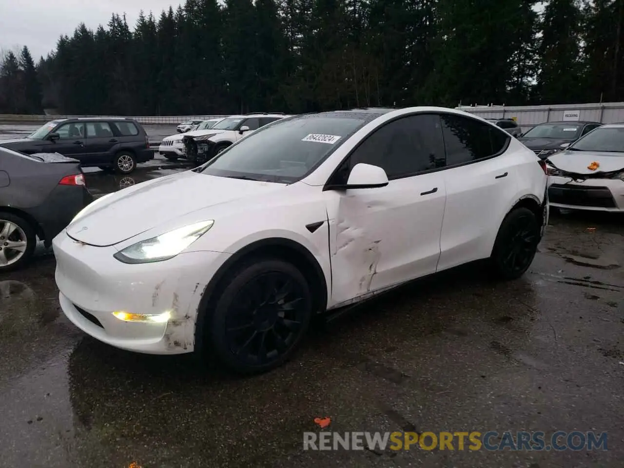 1 fotografías del automóvil dañado 7SAYGAEE4PF599993 TESLA MODEL Y 2023