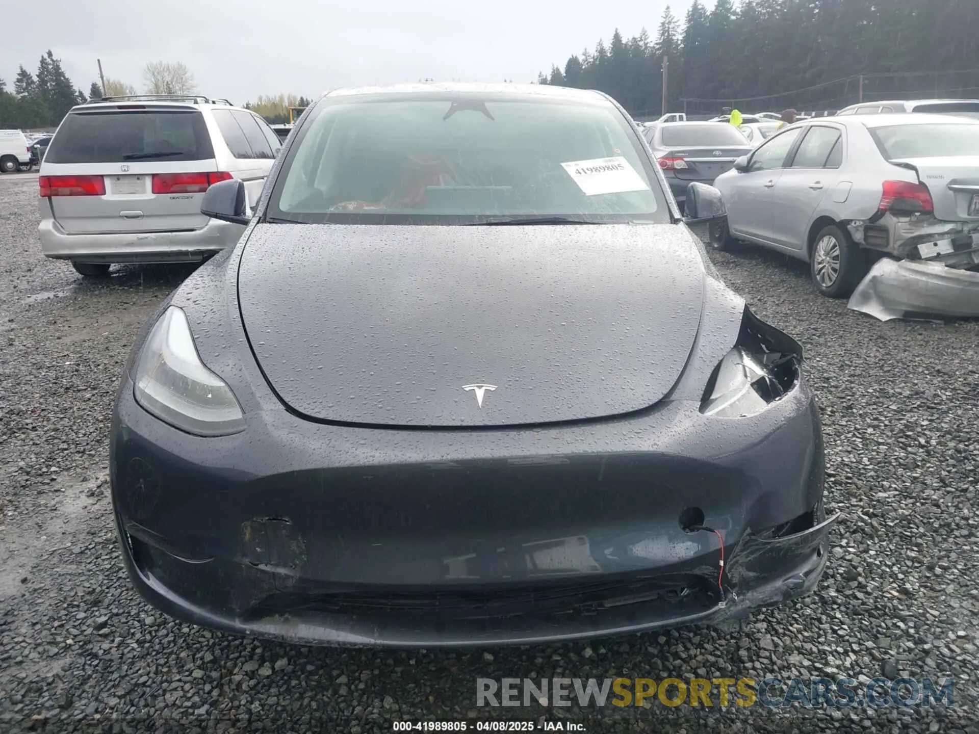 13 fotografías del automóvil dañado 7SAYGAEE4PF871281 TESLA MODEL Y 2023