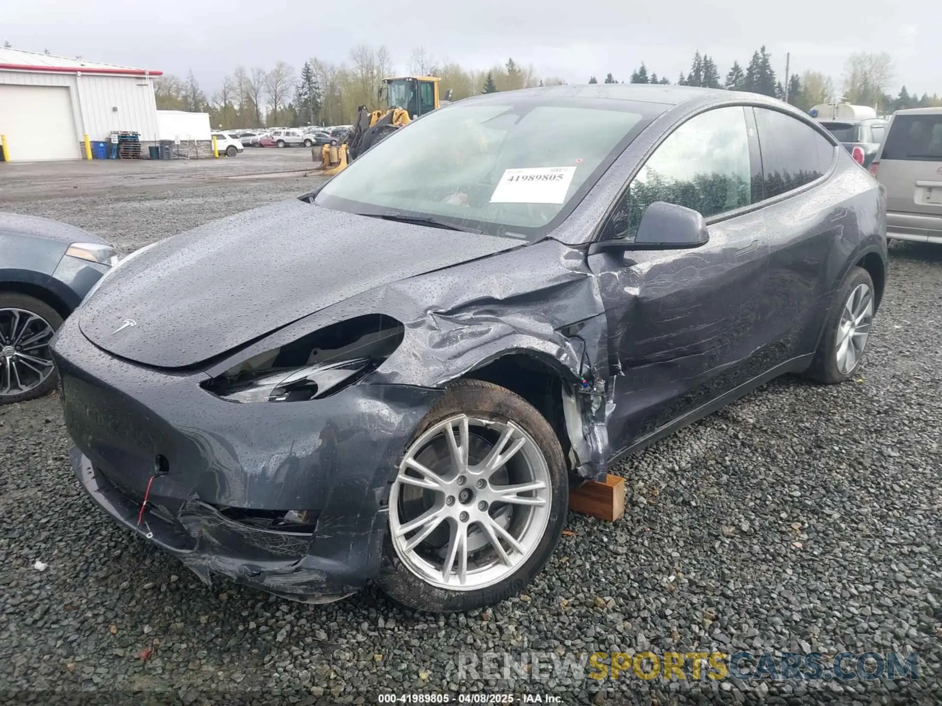 2 fotografías del automóvil dañado 7SAYGAEE4PF871281 TESLA MODEL Y 2023