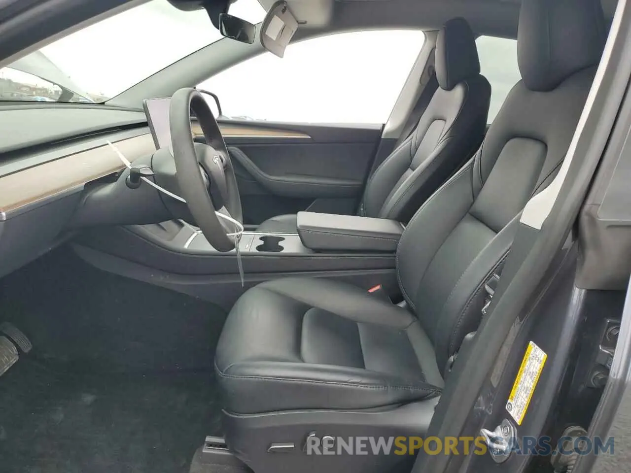 7 fotografías del automóvil dañado 7SAYGAEE4PF879736 TESLA MODEL Y 2023