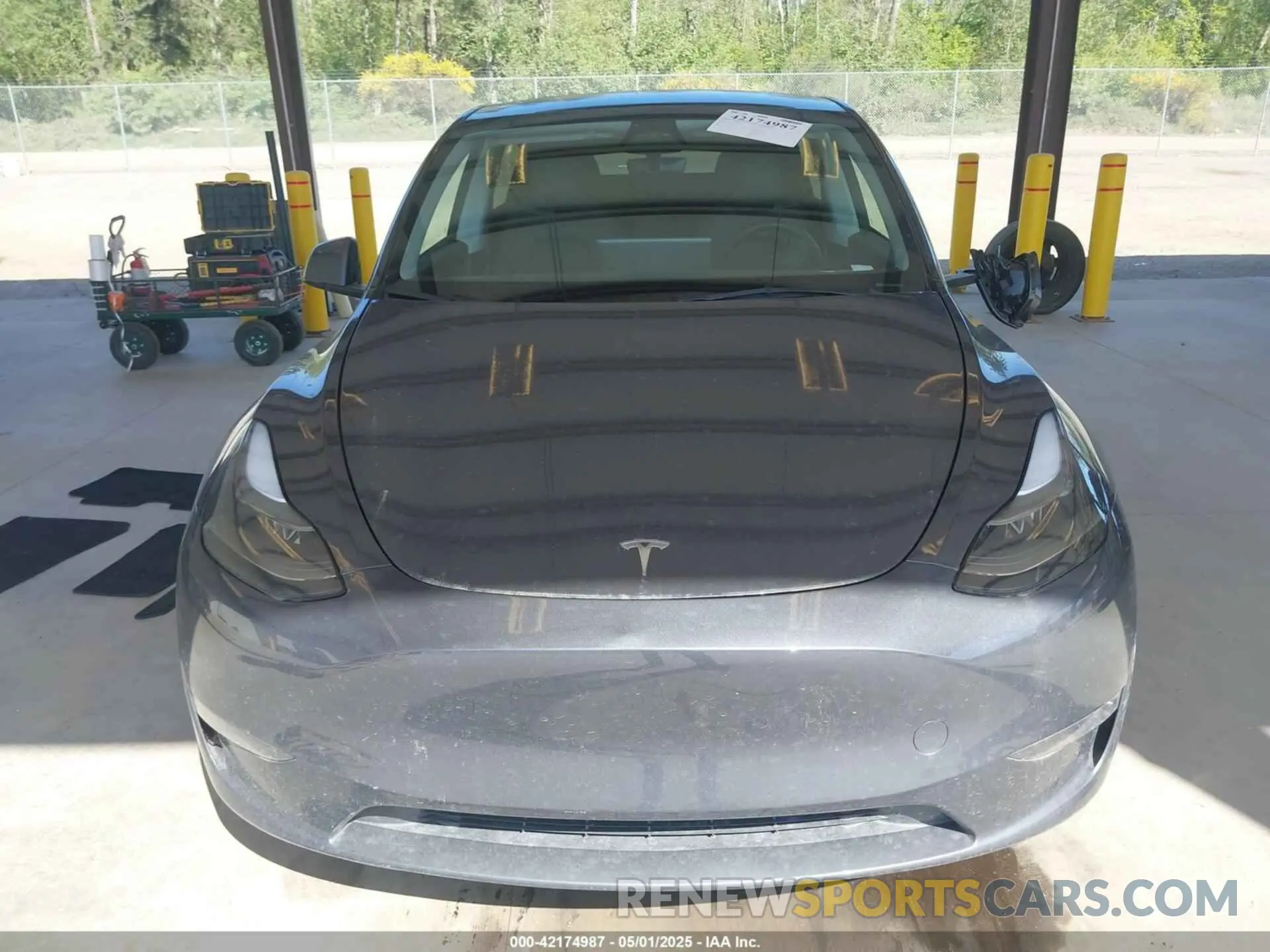 12 fotografías del automóvil dañado 7SAYGAEE4PF906577 TESLA MODEL Y 2023