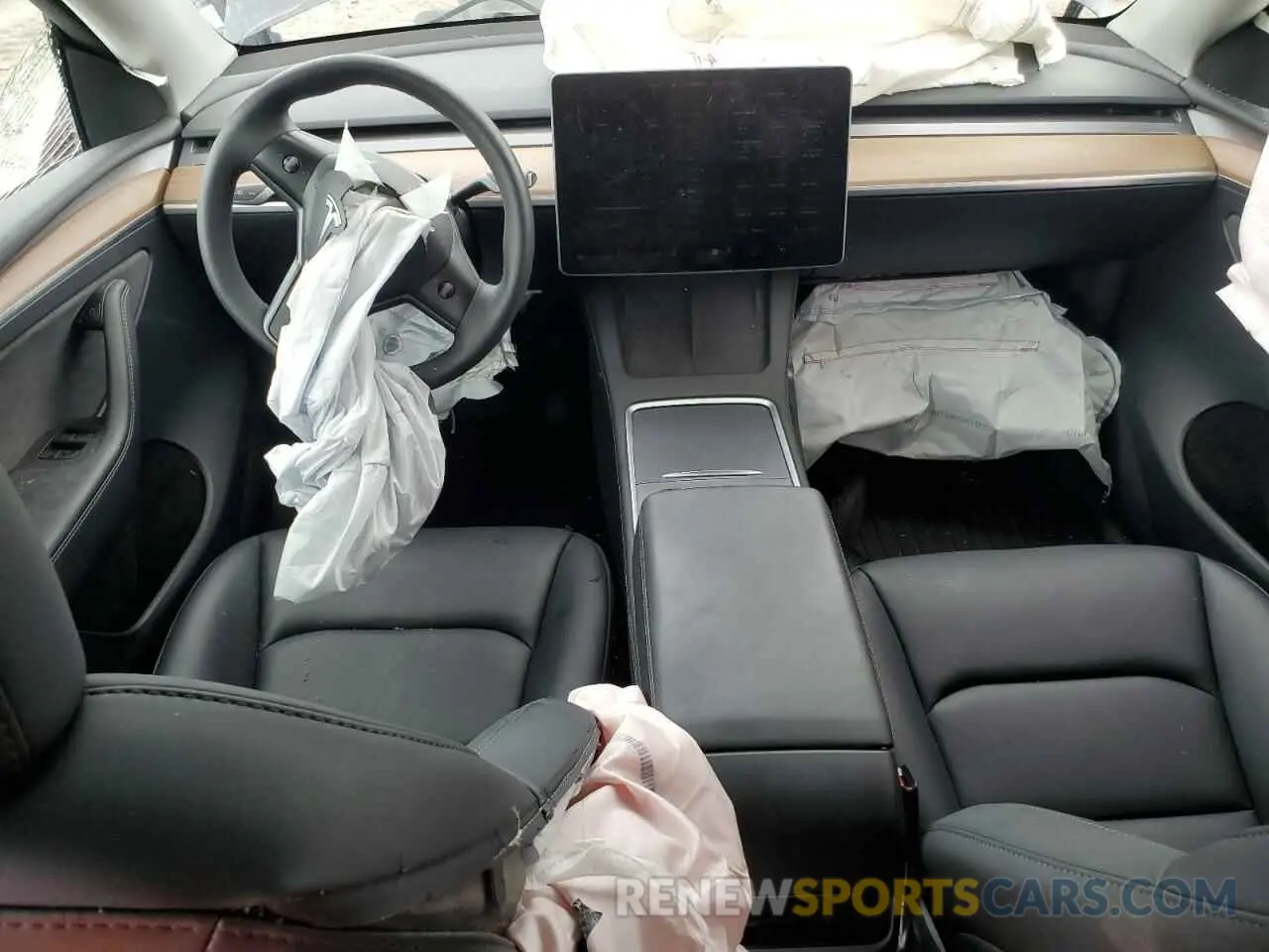 8 fotografías del automóvil dañado 7SAYGAEE4PF966567 TESLA MODEL Y 2023