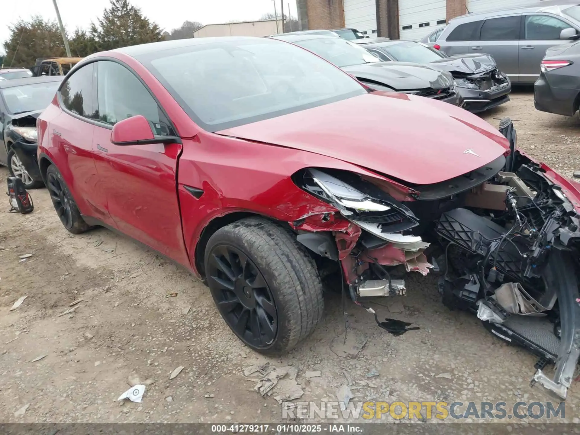 1 fotografías del automóvil dañado 7SAYGAEE5PF615828 TESLA MODEL Y 2023