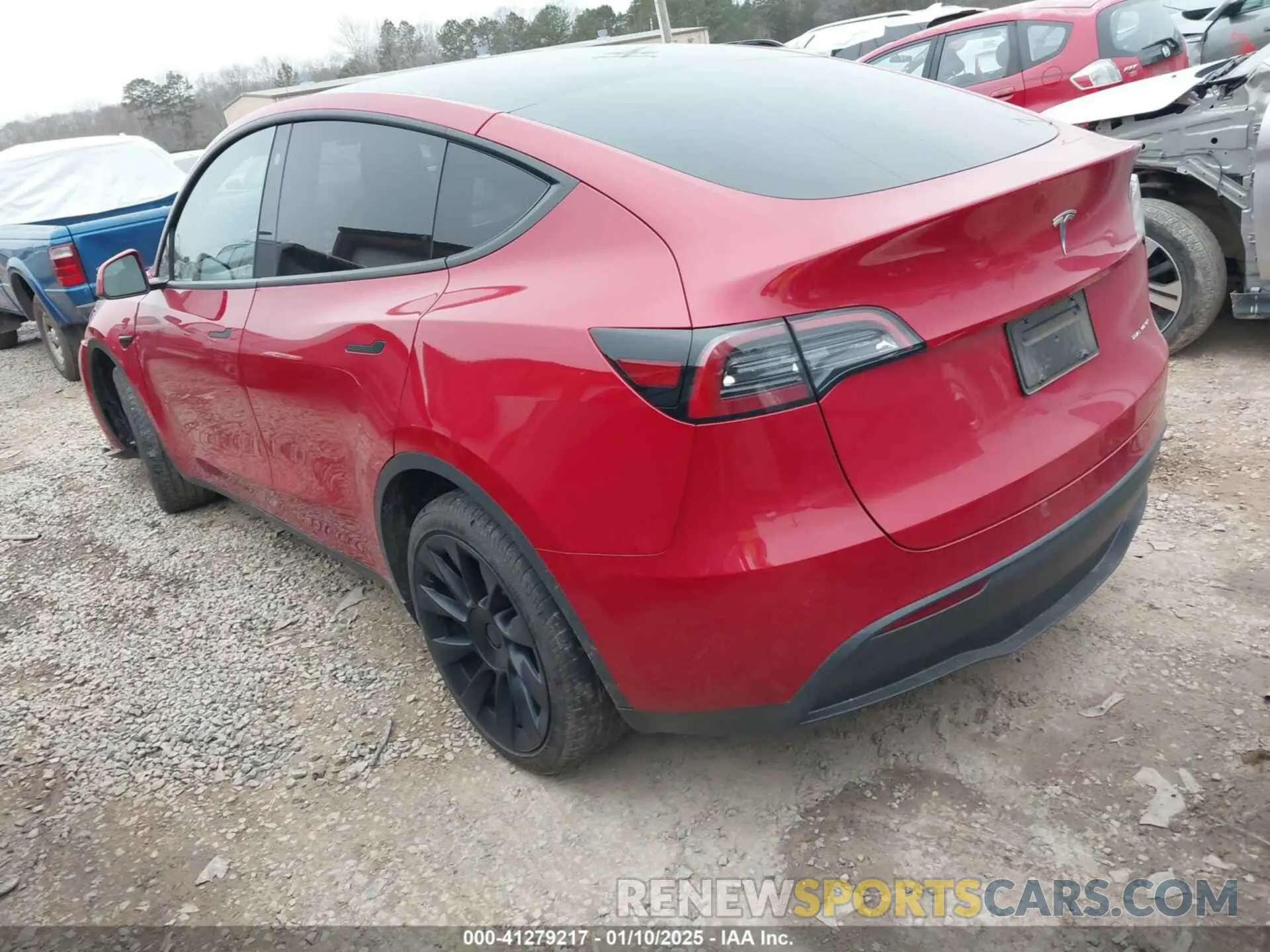 3 fotografías del automóvil dañado 7SAYGAEE5PF615828 TESLA MODEL Y 2023