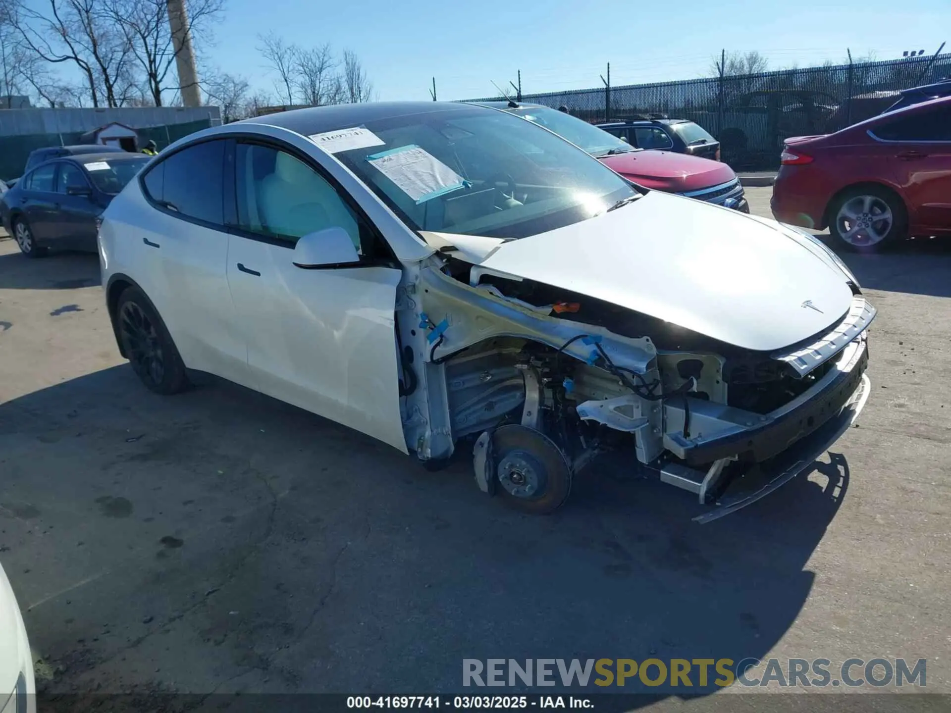 1 fotografías del automóvil dañado 7SAYGAEE5PF768791 TESLA MODEL Y 2023