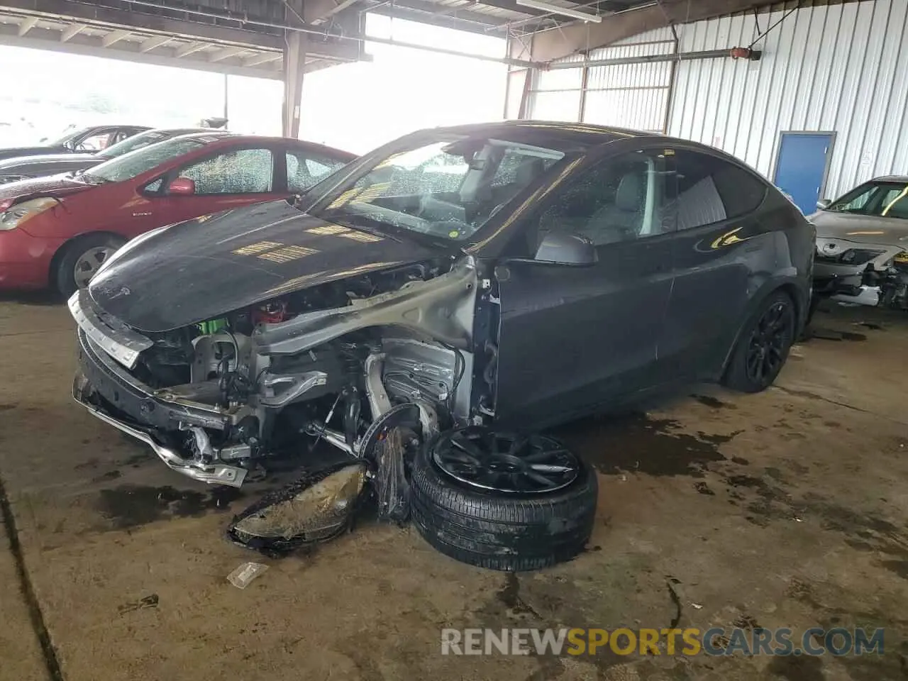 1 fotografías del automóvil dañado 7SAYGAEE5PF838581 TESLA MODEL Y 2023
