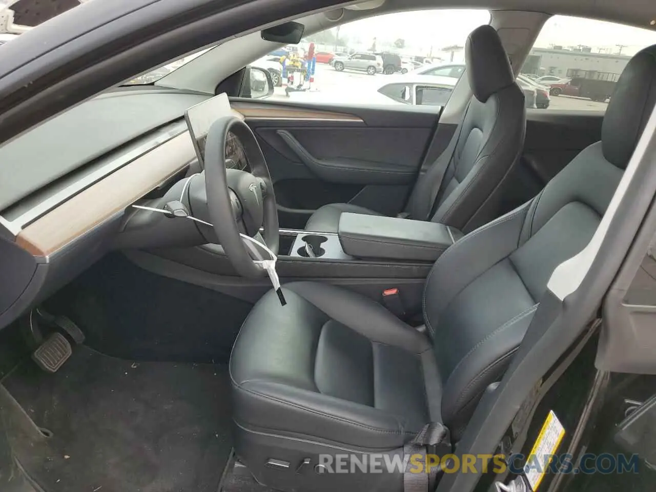 7 fotografías del automóvil dañado 7SAYGAEE5PF894603 TESLA MODEL Y 2023