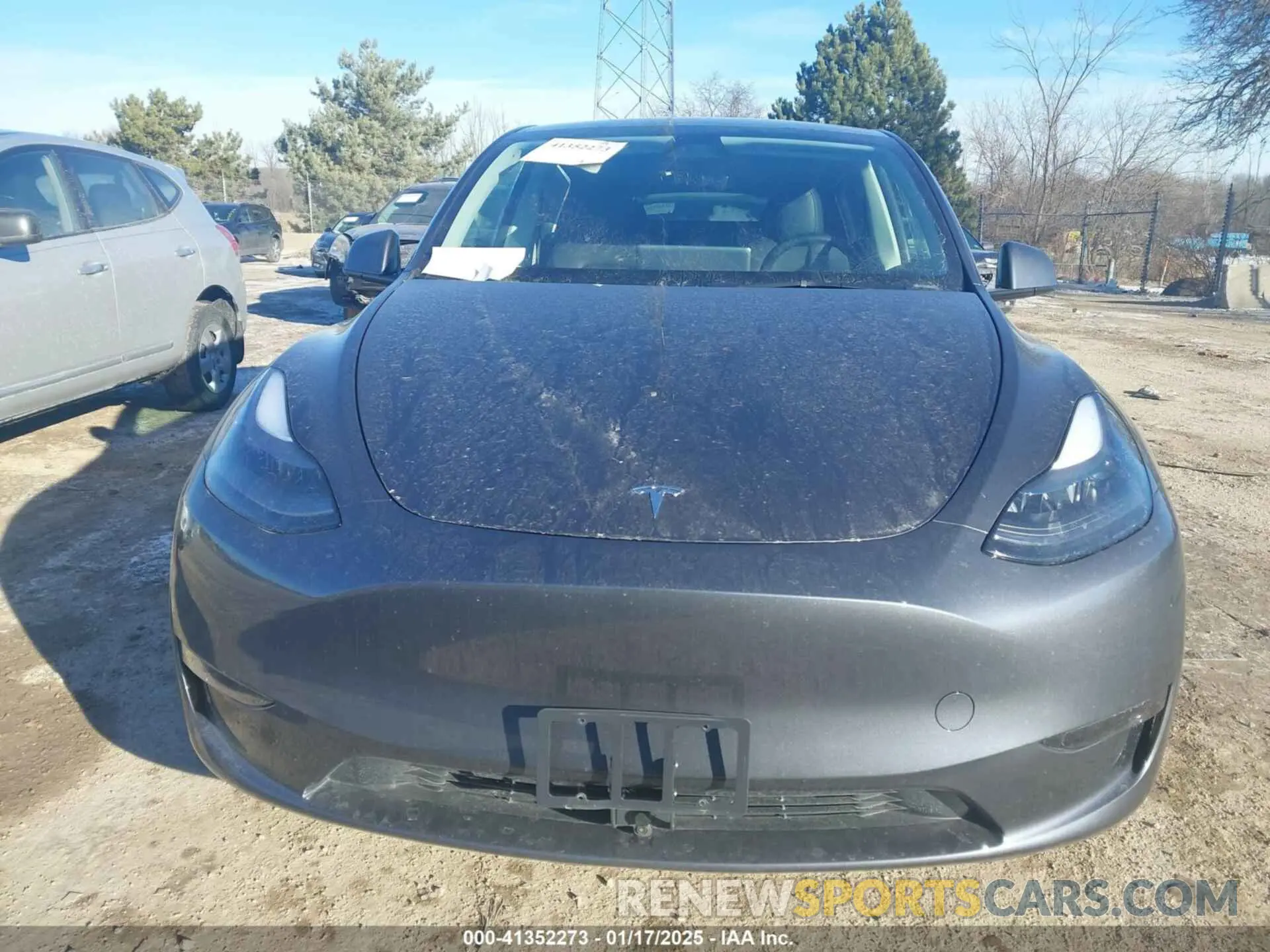 12 fotografías del automóvil dañado 7SAYGAEE5PF927115 TESLA MODEL Y 2023
