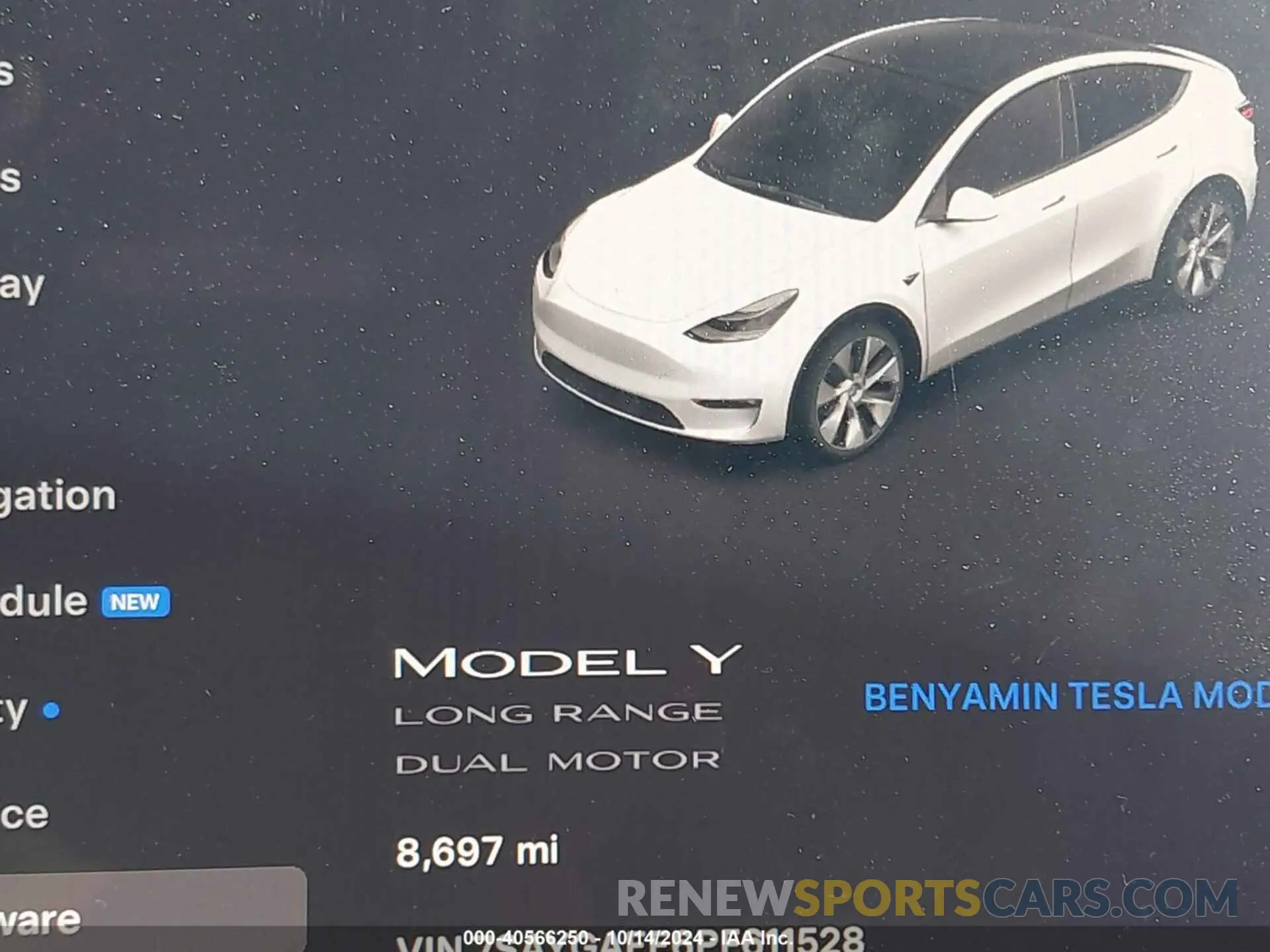 15 fotografías del automóvil dañado 7SAYGAEE6PF611528 TESLA MODEL Y 2023