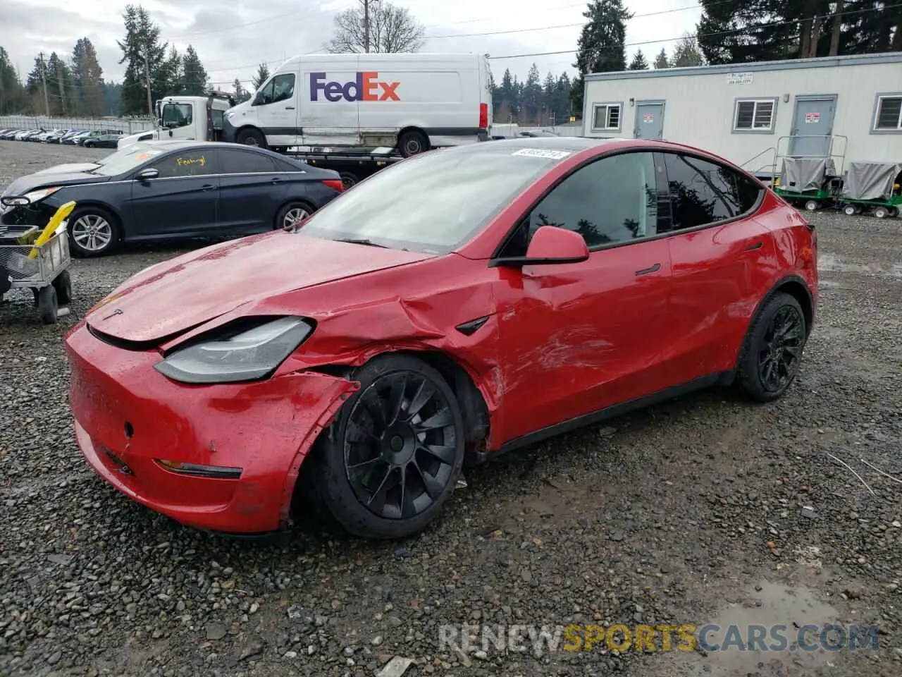 1 fotografías del automóvil dañado 7SAYGAEE6PF639779 TESLA MODEL Y 2023
