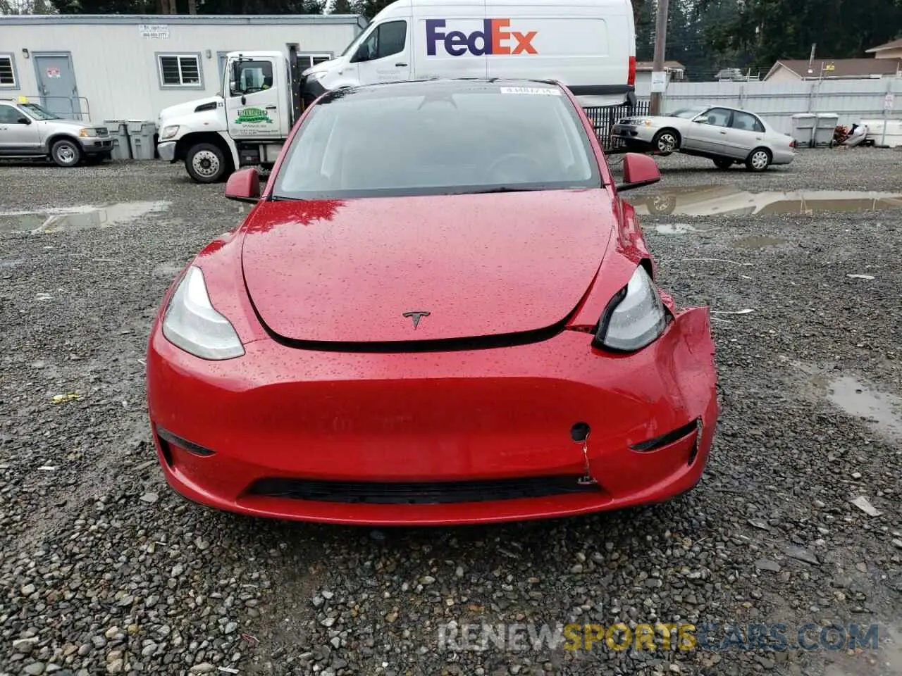 5 fotografías del automóvil dañado 7SAYGAEE6PF639779 TESLA MODEL Y 2023
