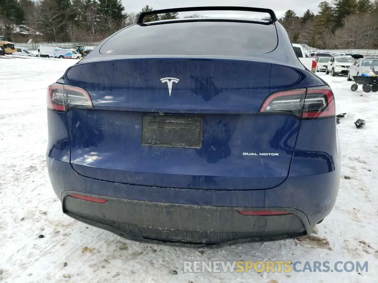 6 fotografías del automóvil dañado 7SAYGAEE6PF667971 TESLA MODEL Y 2023