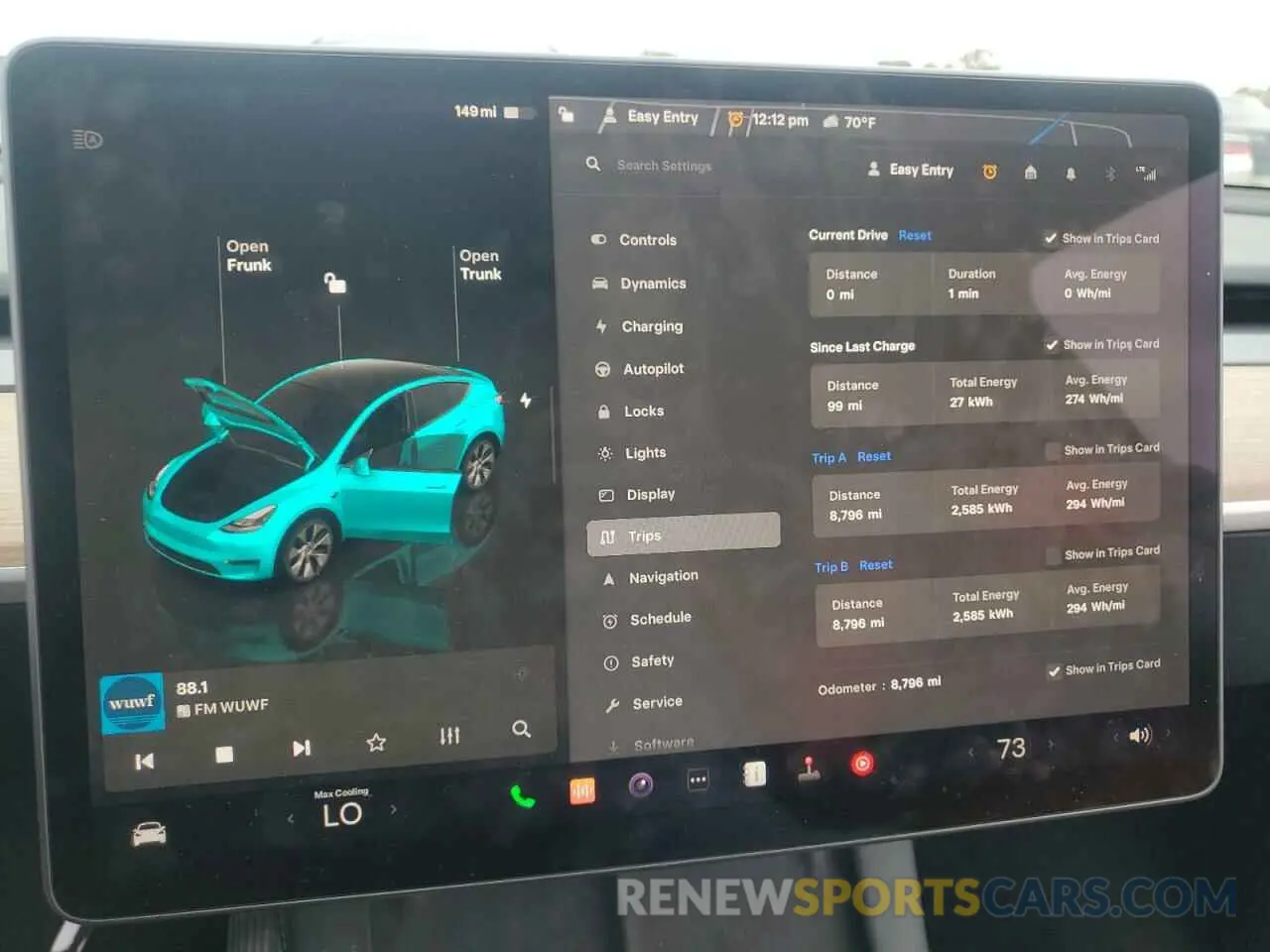 9 fotografías del automóvil dañado 7SAYGAEE6PF801961 TESLA MODEL Y 2023