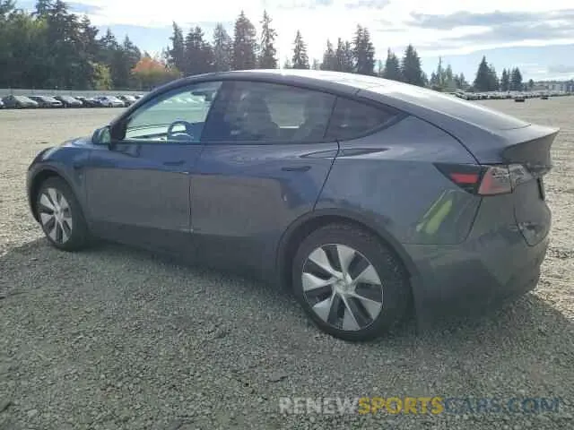 2 fotografías del automóvil dañado 7SAYGAEE6PF835639 TESLA MODEL Y 2023