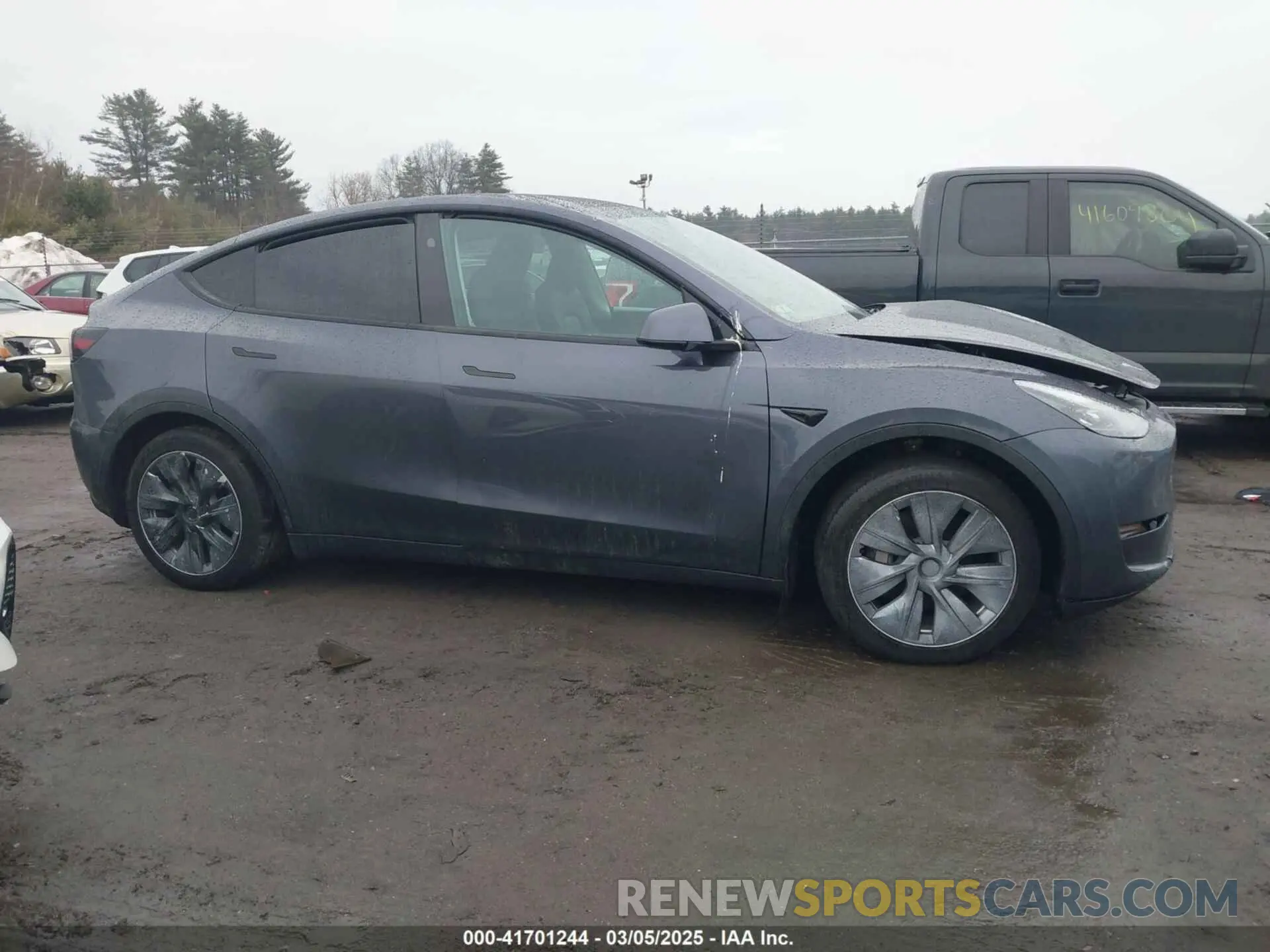 13 fotografías del automóvil dañado 7SAYGAEE6PF850027 TESLA MODEL Y 2023