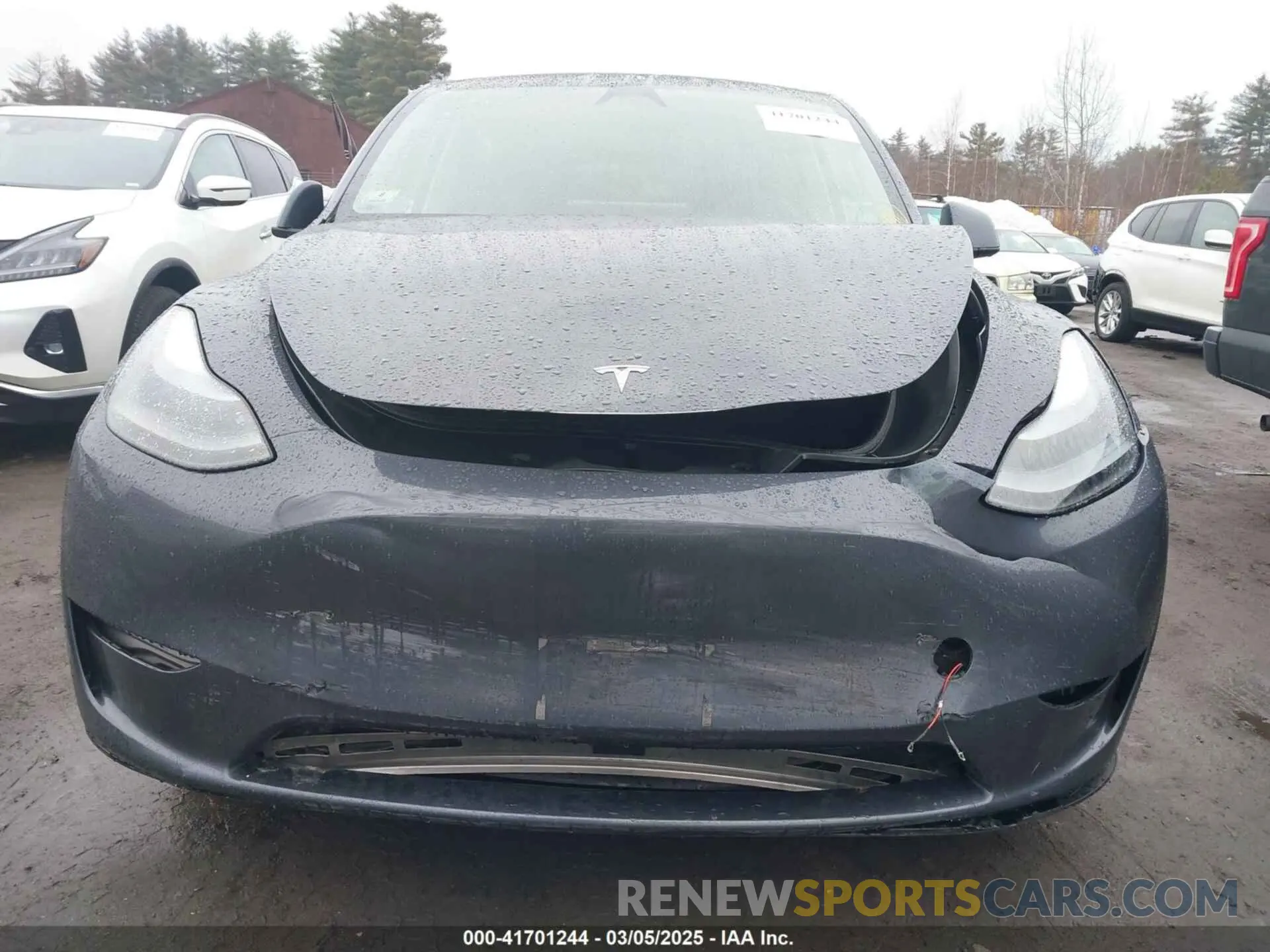 6 fotografías del automóvil dañado 7SAYGAEE6PF850027 TESLA MODEL Y 2023