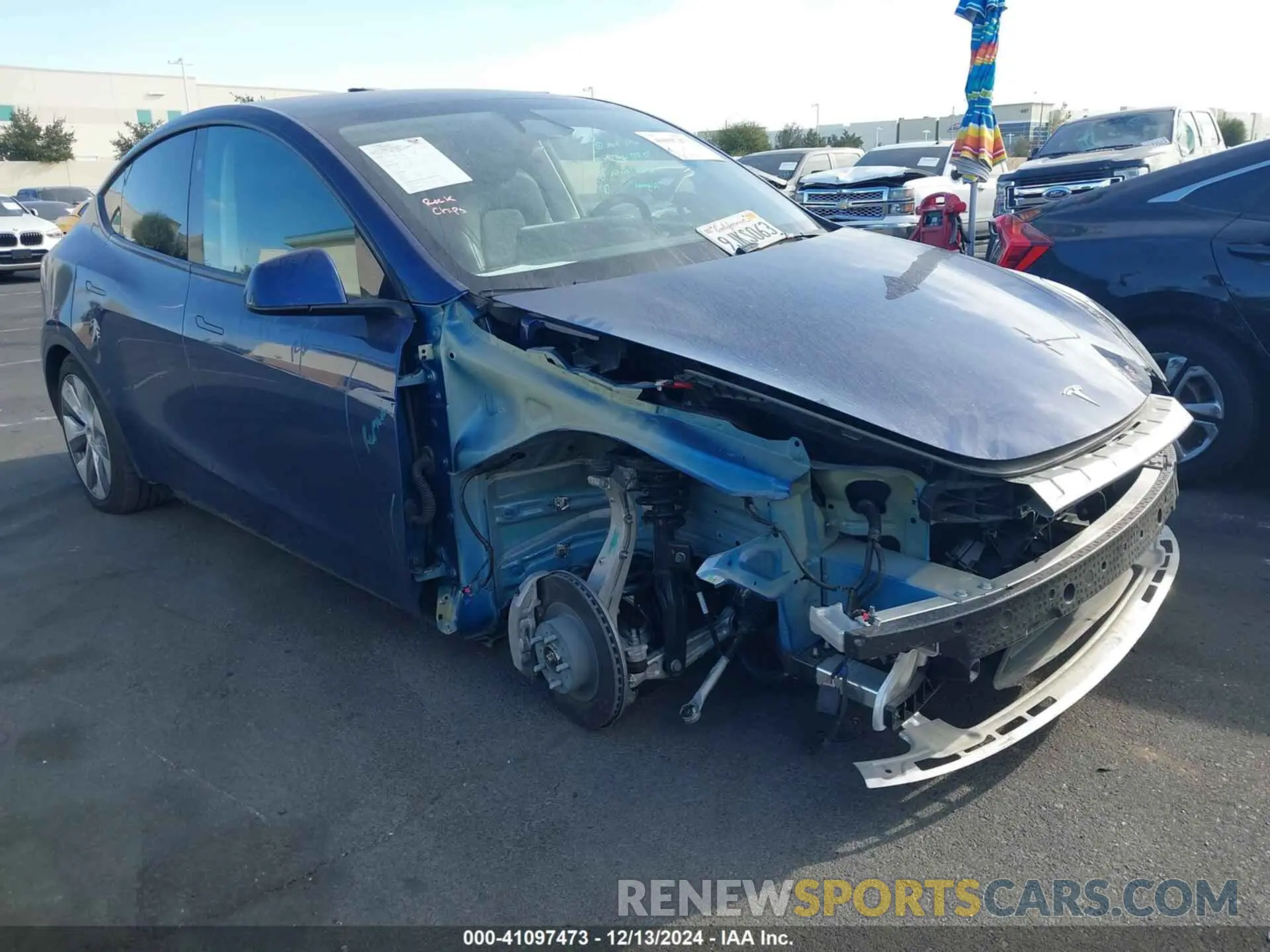 1 fotografías del automóvil dañado 7SAYGAEE6PF892570 TESLA MODEL Y 2023