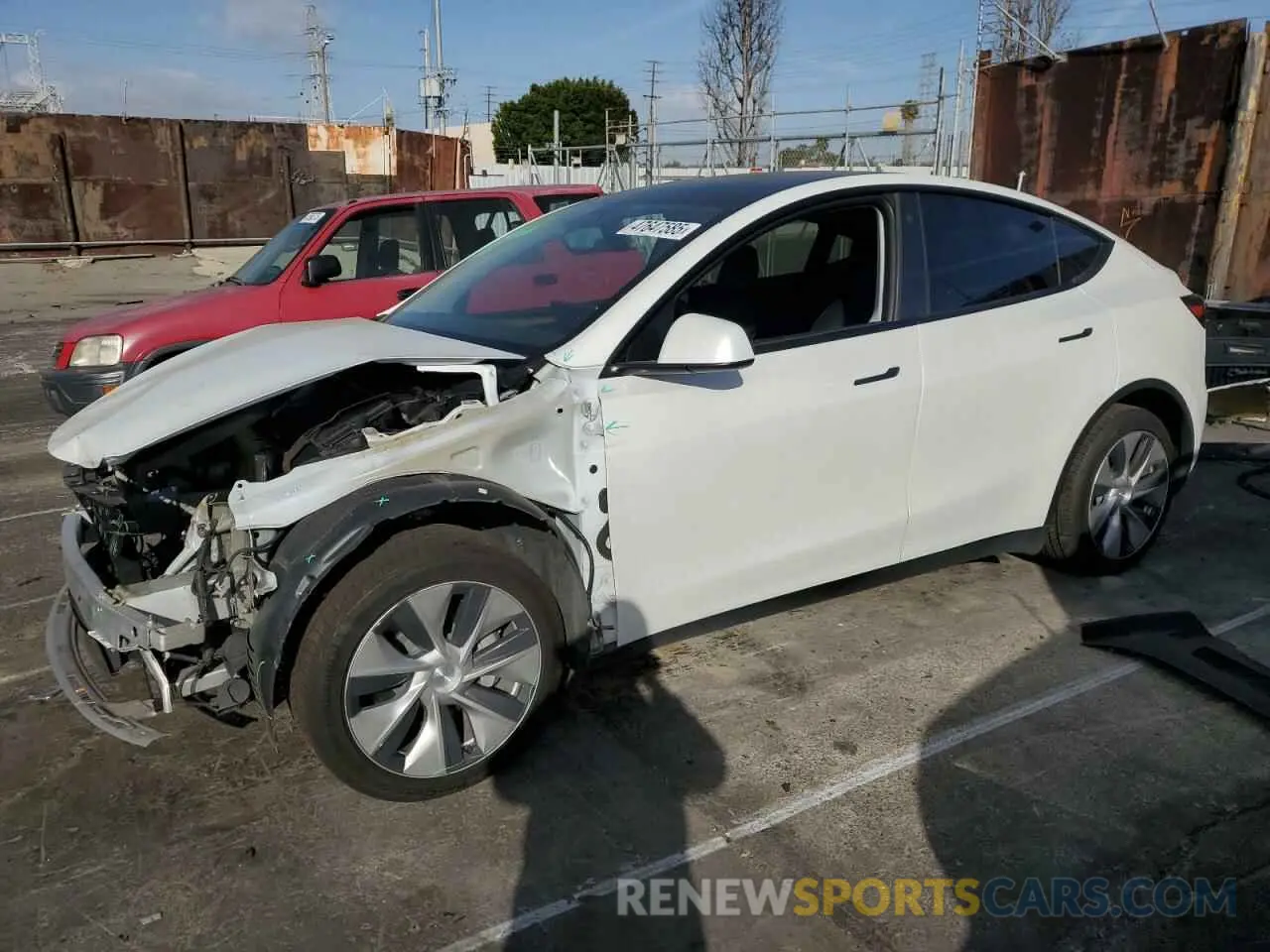 1 fotografías del automóvil dañado 7SAYGAEE7PF619170 TESLA MODEL Y 2023