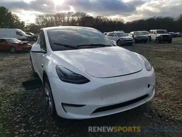10 fotografías del automóvil dañado 7SAYGAEE7PF749059 TESLA MODEL Y 2023