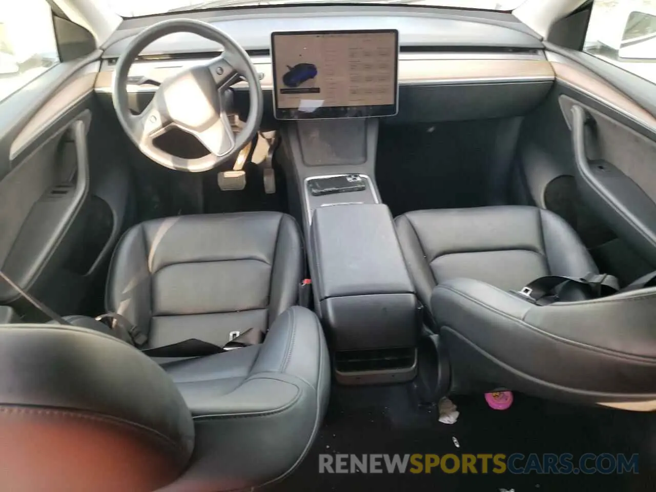8 fotografías del automóvil dañado 7SAYGAEE7PF749059 TESLA MODEL Y 2023