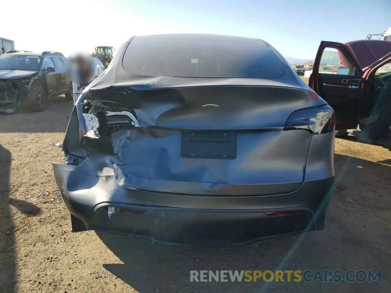 6 fotografías del automóvil dañado 7SAYGAEE7PF798438 TESLA MODEL Y 2023